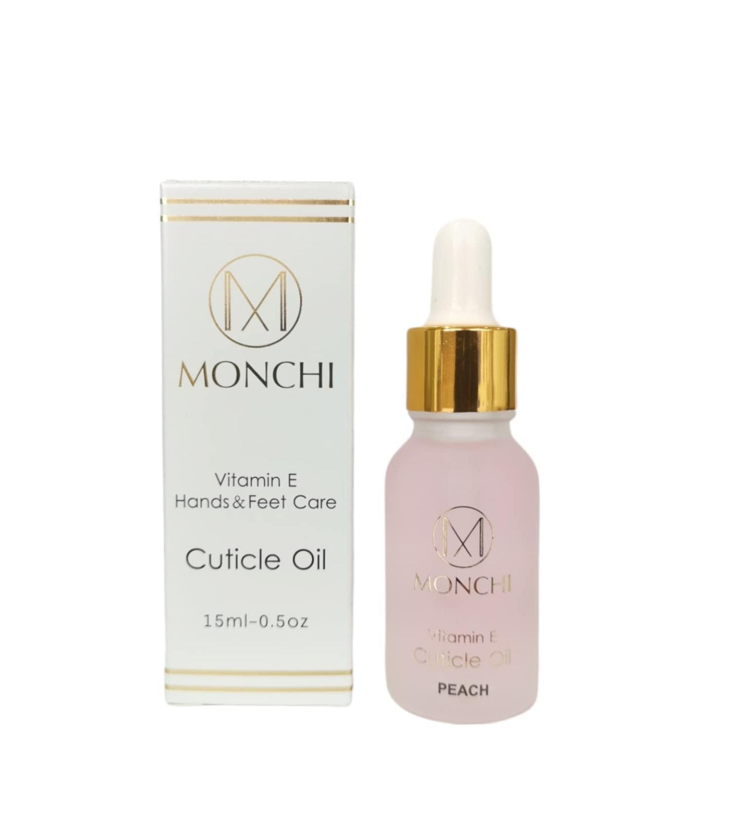 MONCHI Nail & Cuticle Revitalising Oil (Peach) - Buy Online on SooperMarket.com