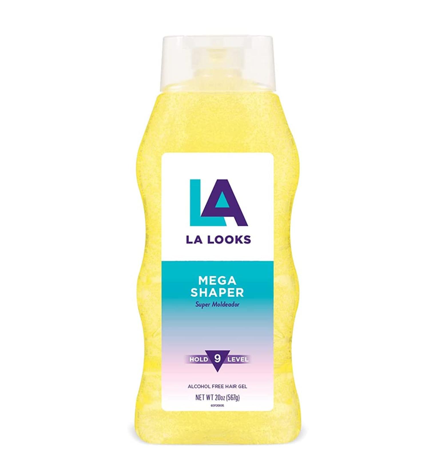 L.A. Looks Mega Shaper Hair Gel - Hold 9 Level - 20 Oz (567g)