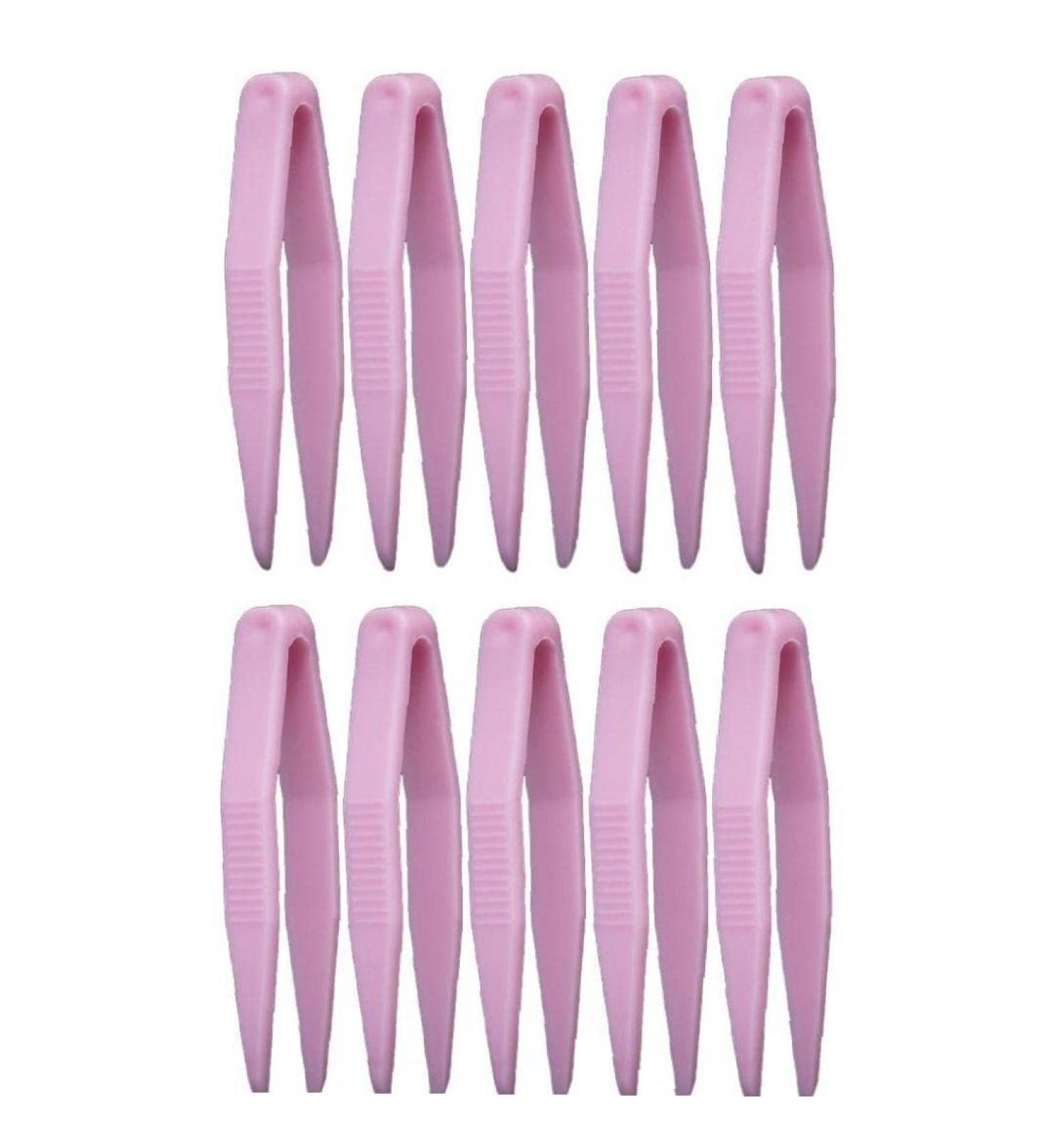 Pearlfish 10PC Light Plastic Tweezers - Kids' Craft Clamp Tools for Handmade DIY Projects - Buy Online on SooperMarket.com