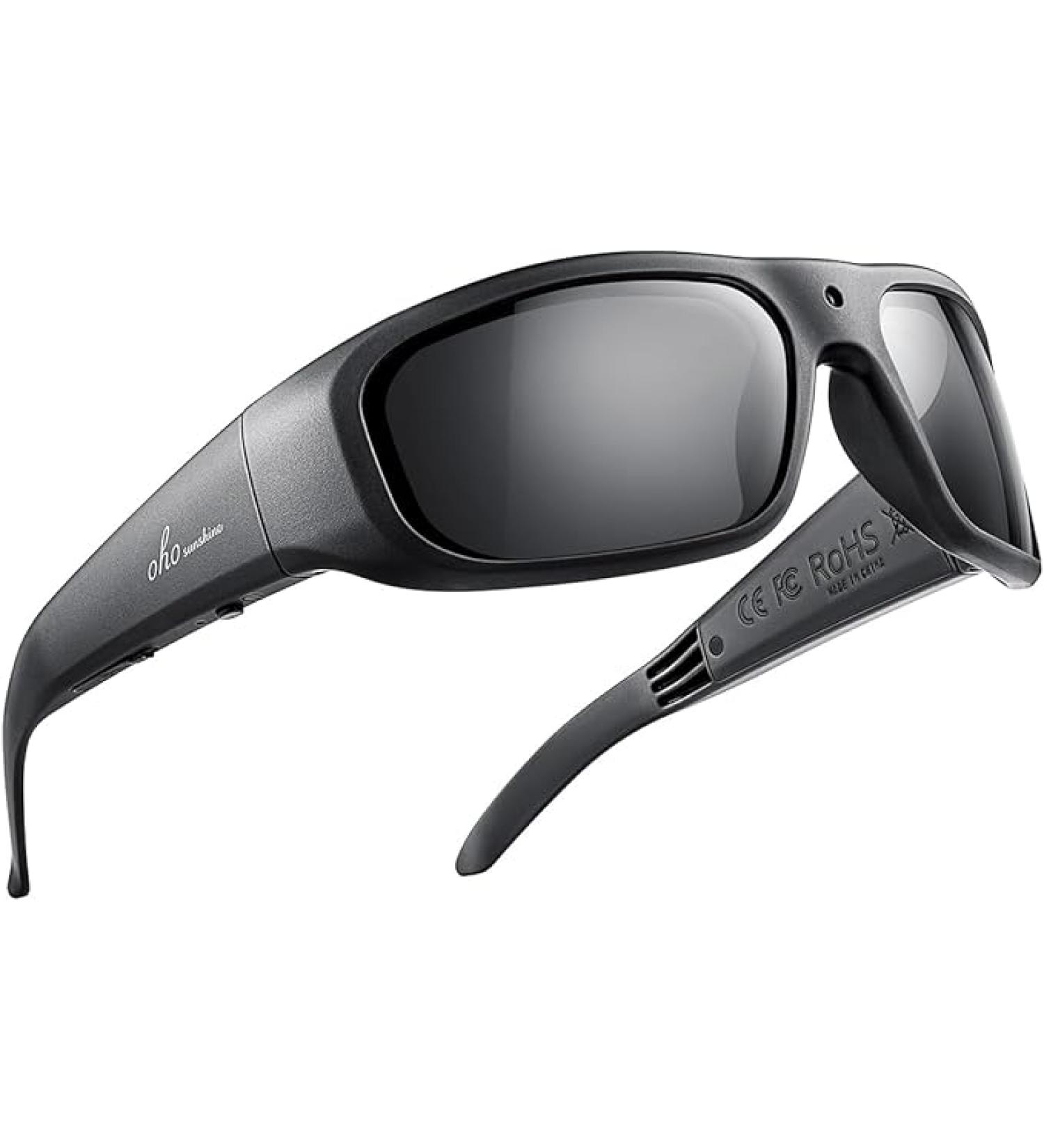 OhO 128GB Camera Glasses | 24M Resolution | H.265 1080P Smart Glasses | UV400 Sunglasses Lens | Outdoor Sport Unisex - Buy Online on SooperMarket.com