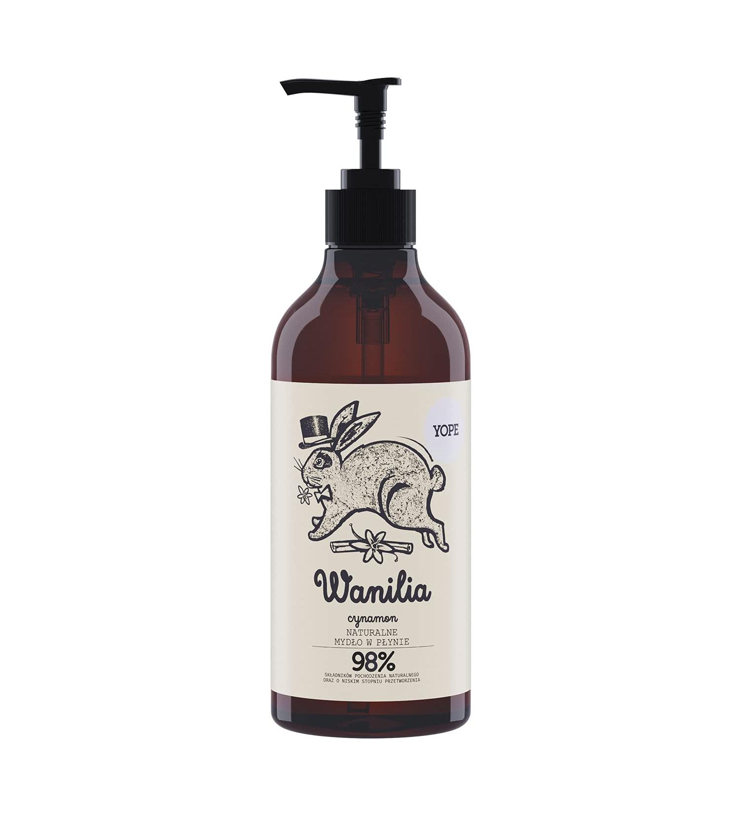 Wally Yope Vanilla and Cannella Hand Soap 500ml - Luxurious Natural Cleanser for Soft Skin | International Shipping - Buy Online on SooperMarket.com