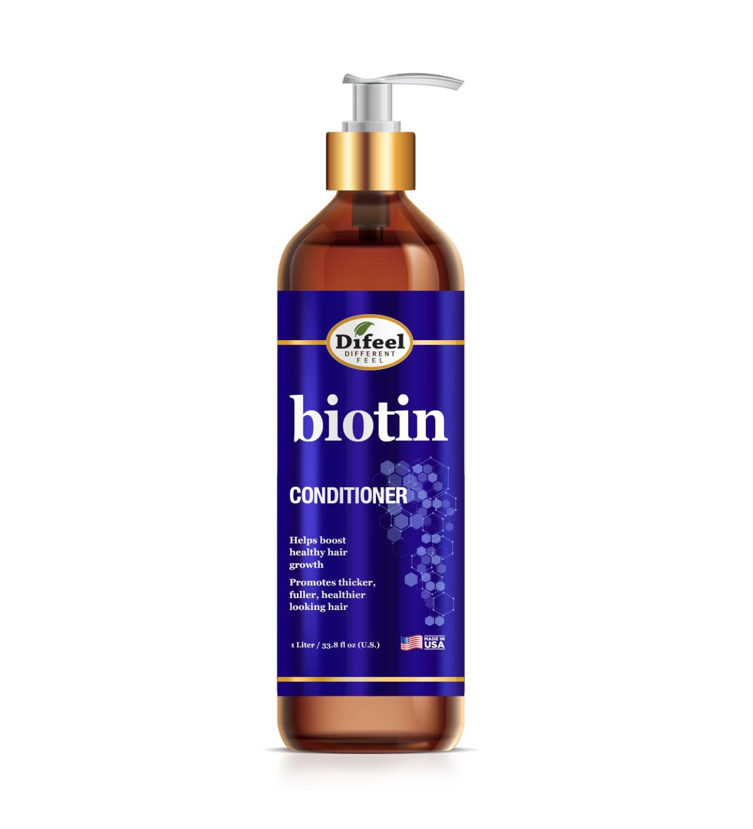 Difeel Elevated Biotin Conditioner 33.8 oz - Best Conditioner for Hair Growth Paraben Free & Color Safe for Thin Hair - Shop Internationally - Buy Online on SooperMarket.com