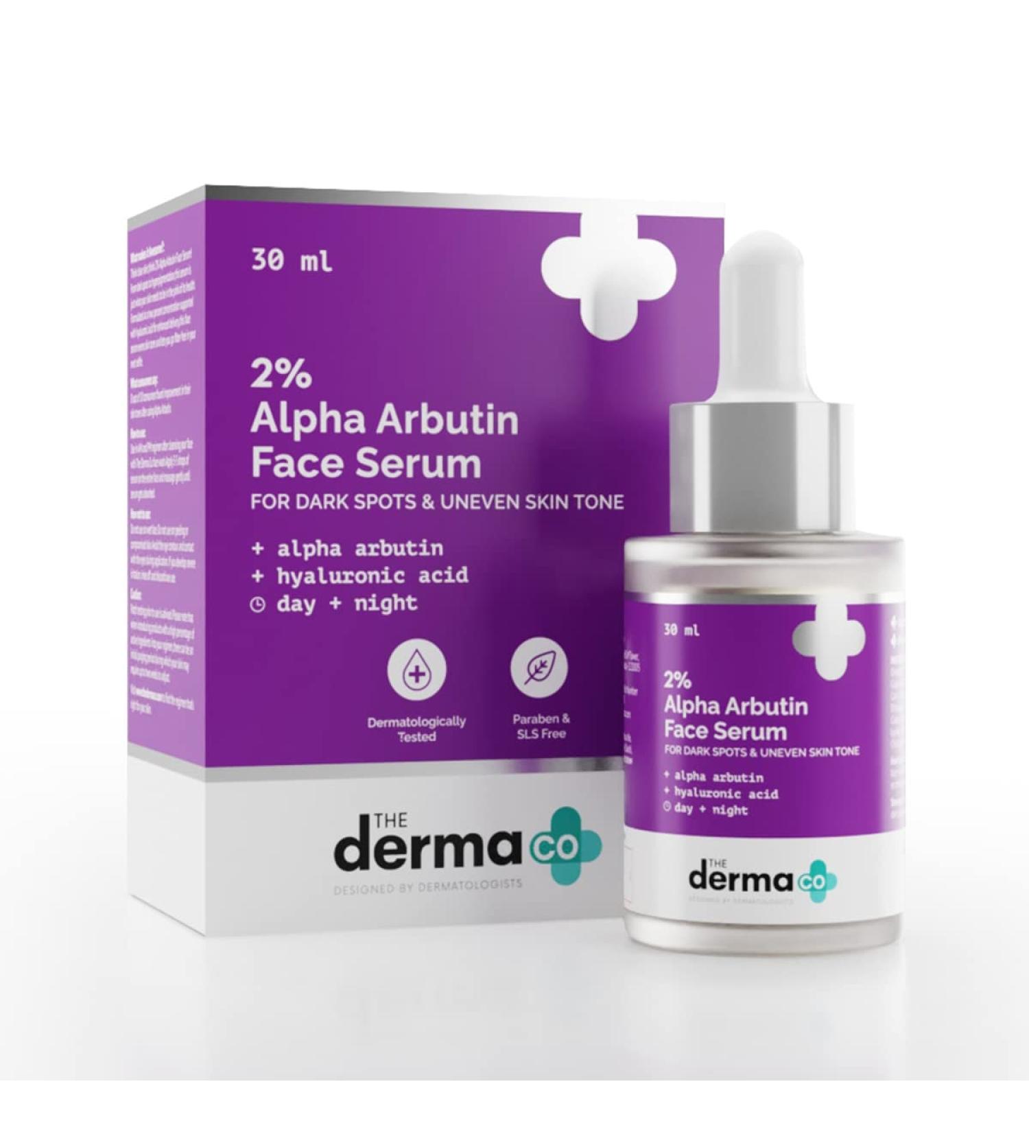 2% Alpha Arbutin Face Serum for Acne Scars & Spots | All Skin Types | 1.01 Fl Oz - International Shipping Available - Buy Online on SooperMarket.com