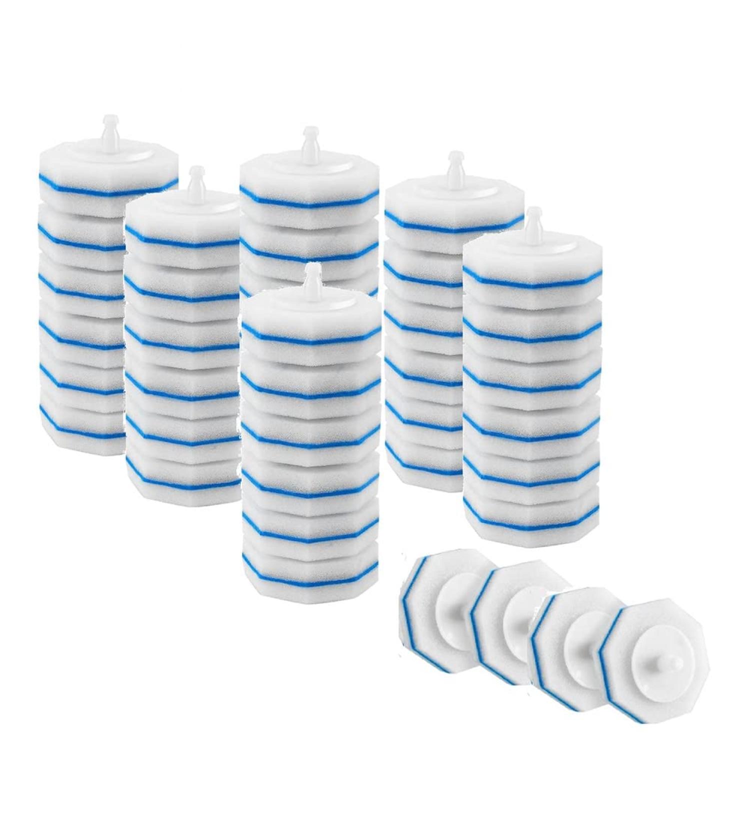 HOMEDEK 40 Pieces Upgraded Wall Refill Toilet Flushable Refill Disposable Magic Heads Compatible Toilet Wand Refills - Buy Online on SooperMarket.com