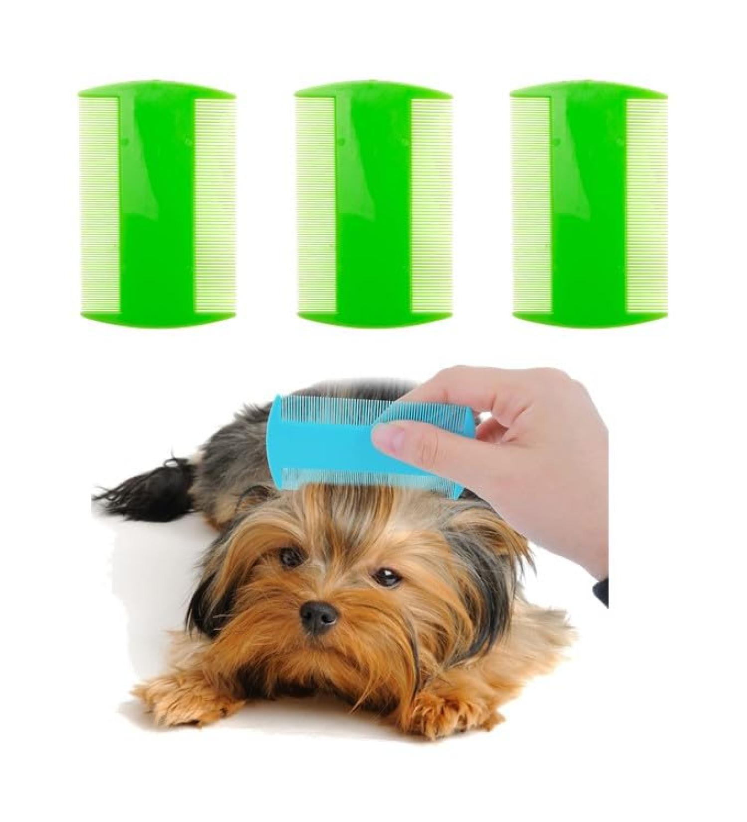 Buy Kamm Dog & Cat Teck Removal Comb - Summer Flea Protection & Knot Removal Tool - Green 3 - International Shipping Available - Buy Online on SooperMarket.com