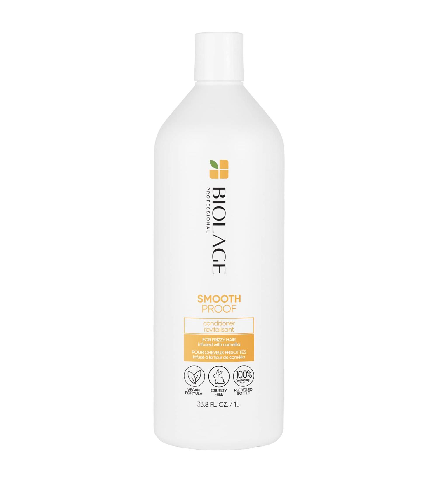 Biolage Smooth Proof Conditioner - Humidity Control & Anti-Frizz for Frizzy Hair - Vegan & Silicone-Free - 33.80 Fl Oz - Buy Online on SooperMarket.com