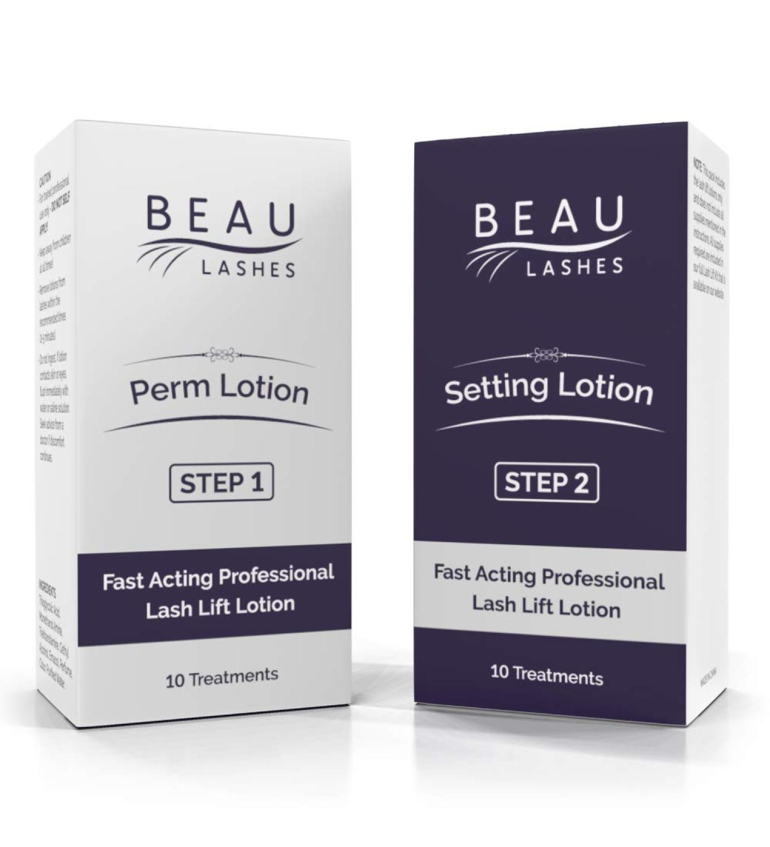 Professional Grade Lash Lift Lotions - Set of 10 for Perming, Curling, and Lifting Eyelashes | Semi Permanent Supplies for Beauty Treatments - Buy Online on SooperMarket.com
