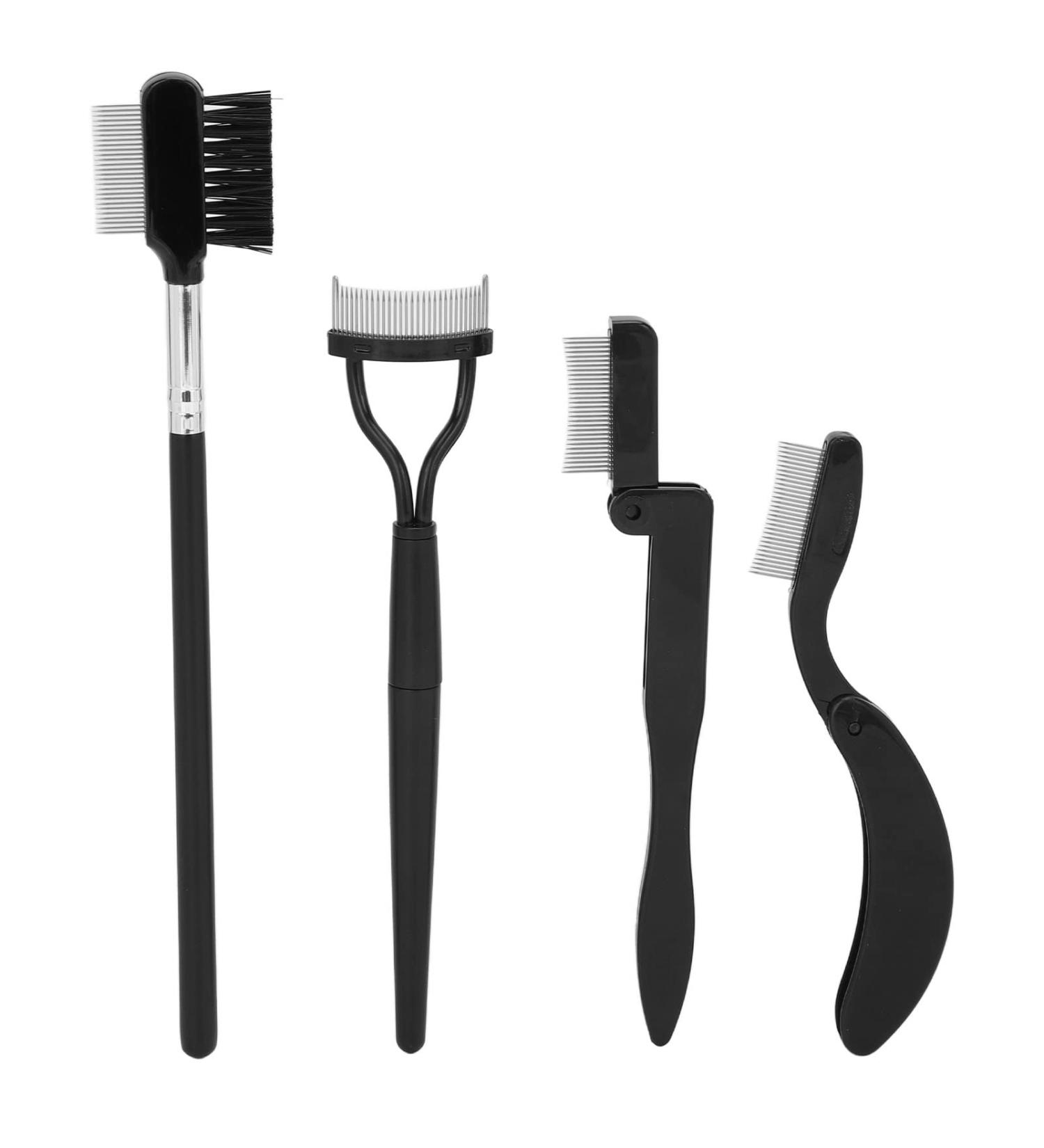 Verdant Touch Eyebrow Comb Folding Eyebrow Comb Eyelash Separator Brush 4 Pieces Portable Makeup Tool for Girls Women - Buy Online on SooperMarket.com