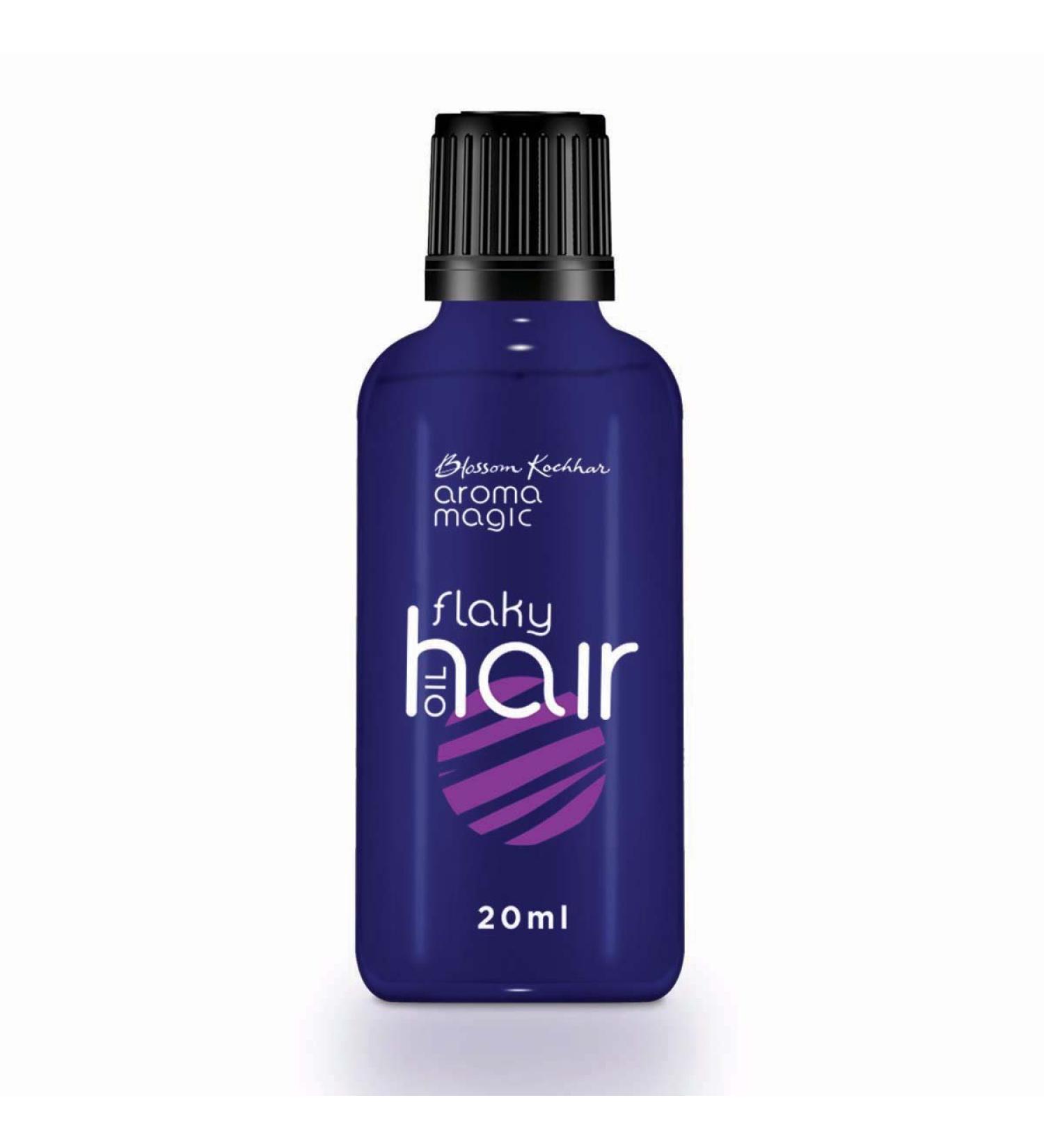 Aroma Magic Flaky Hair Oil | with Tea Tree & Jojoba Oil | Nourishing Dry Scalp & Hair Strengthening Oil | Anti Dandruff Oil for Scalp | 0.68 Fl Oz (20ml)