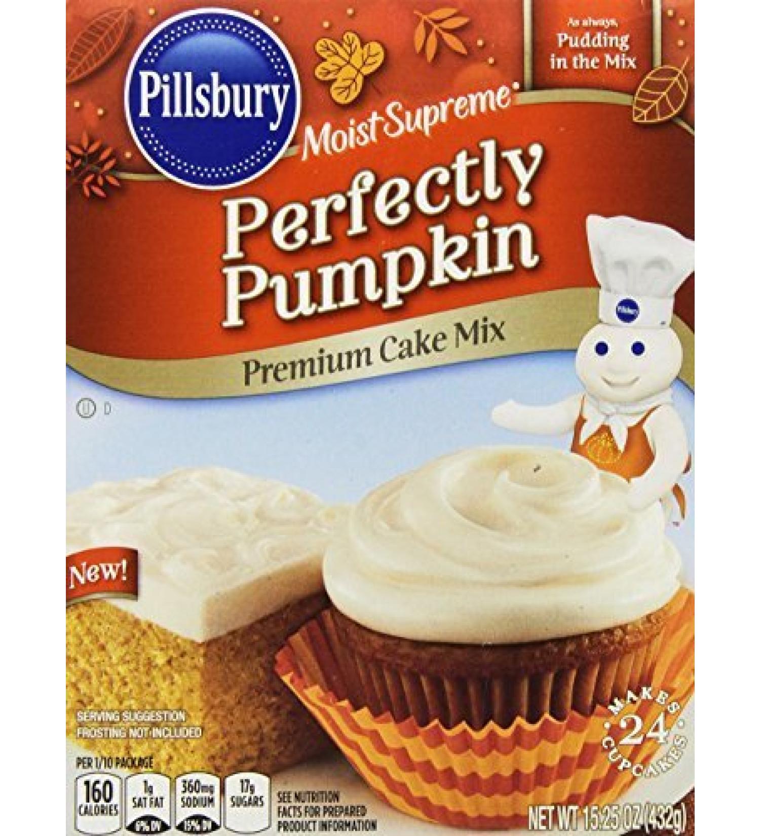 Pillsbury Moist Supreme Perfectly Pumpkin Premium Cake Mix (quantity 1) by The J.M. Smucker Company