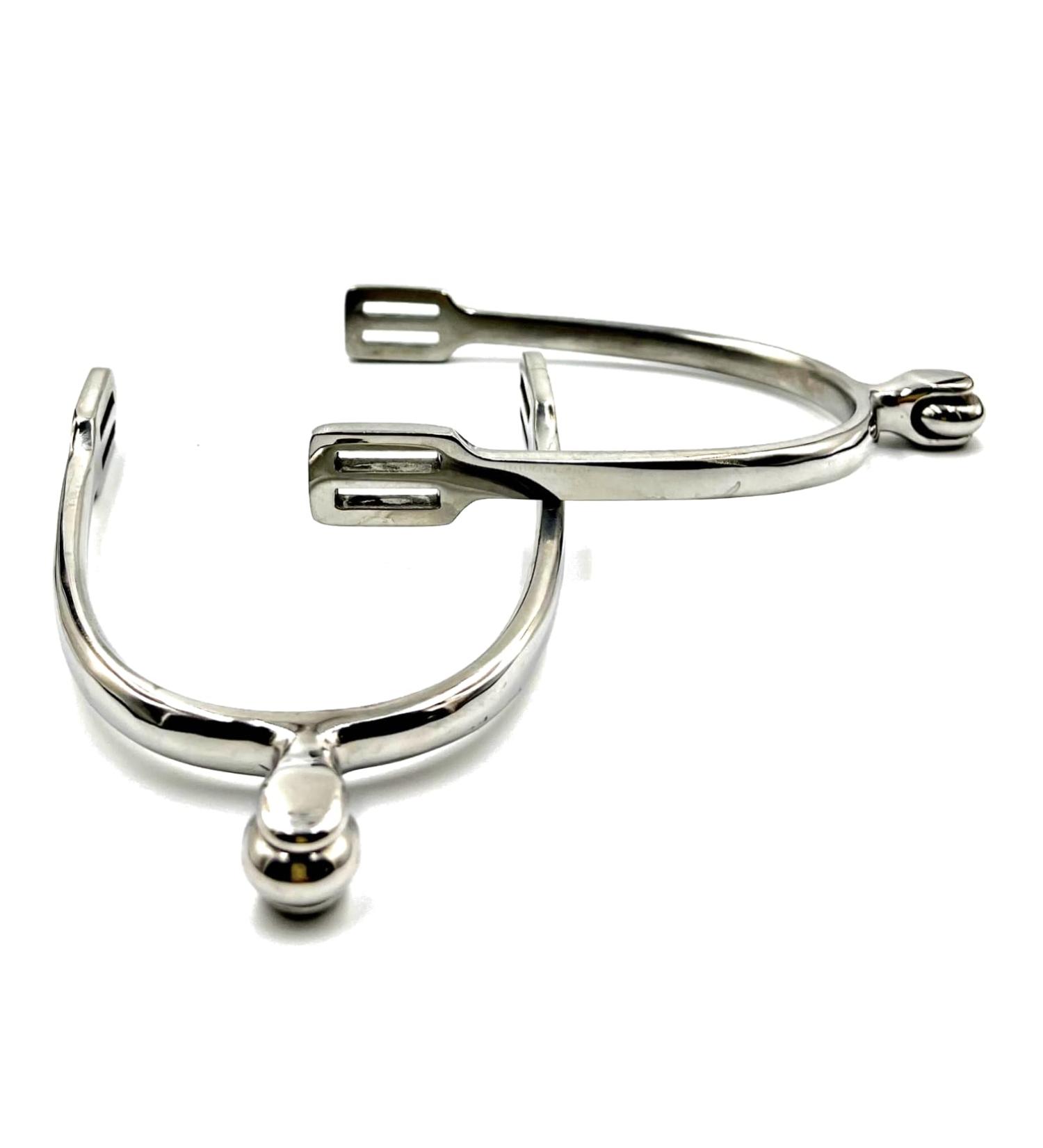 High-Quality Stainless Steel Riding Spores | Spherical & Swan Neck Wheel Spores for Optimal Performance - Buy Online on SooperMarket.com