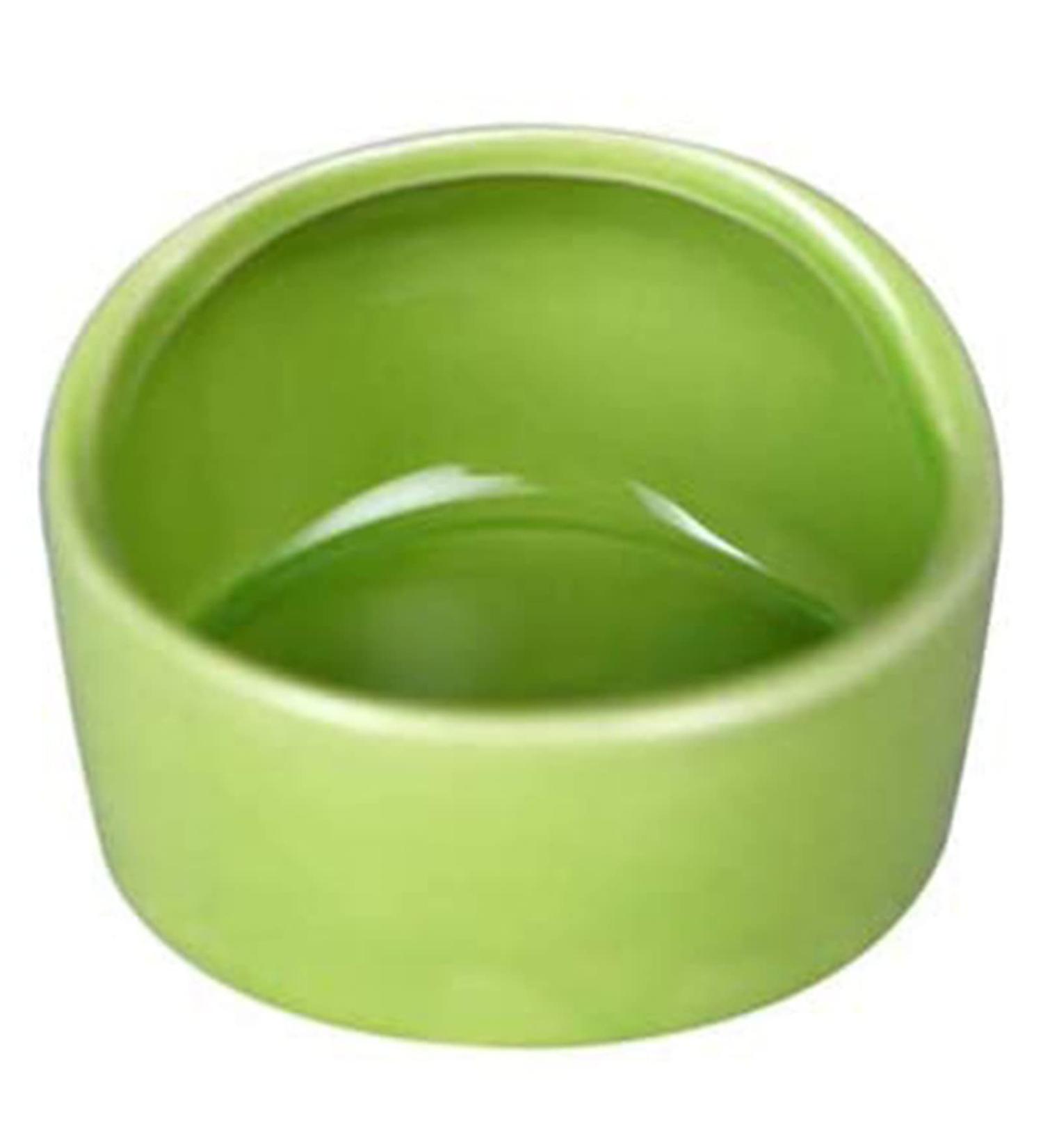 CAJHFIZHANGU 1pc Gradient Side Hamster Ceramic Bowl Hamster Food Bowl Ceramic Water Bowl Small Animal Water Bowl Anti-bite Small Animal Food Bowl Water Feeder for Rabbit Hedgehog Guinea-Pig Green - Buy Online on SooperMarket.com