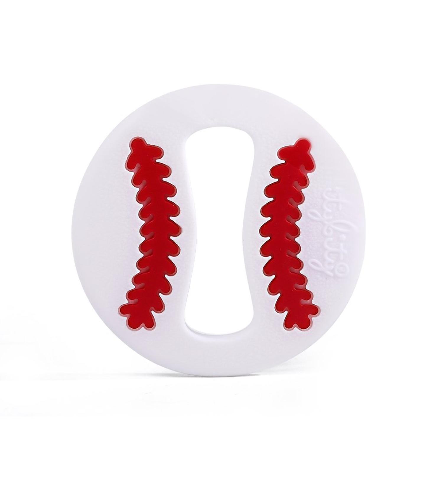Soothing Silicone Baseball Teether - BPA-Free Teething Toy for Babies - Buy Online on SooperMarket.com