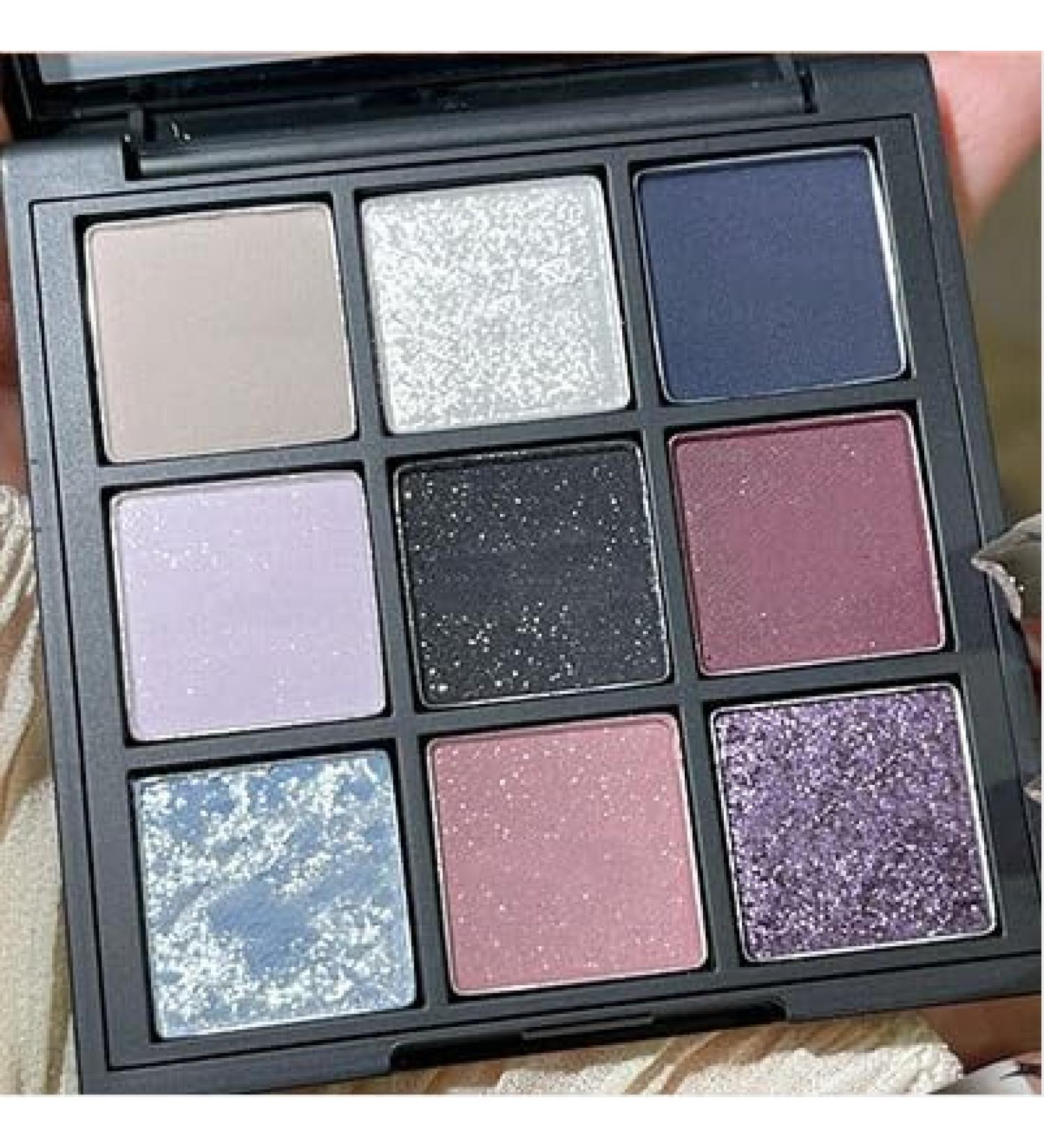 Lovelycat 9 Colors Glitter Eyeshadow Makeup Palette Matte High Pigmented Colorful Creamy Texture Eye Shadow Powder Natural Waterproof Long Lasting Eyeshadow Powder Cosmetics (D) - Buy Online on SooperMarket.com