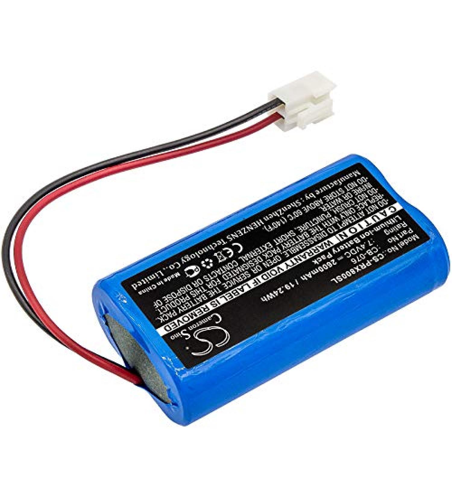 Replacement Battery for Promax 8 Premium CATV Analyser - CB-076 2600mAh/7.4V | International Shipping Available - Buy Online on SooperMarket.com