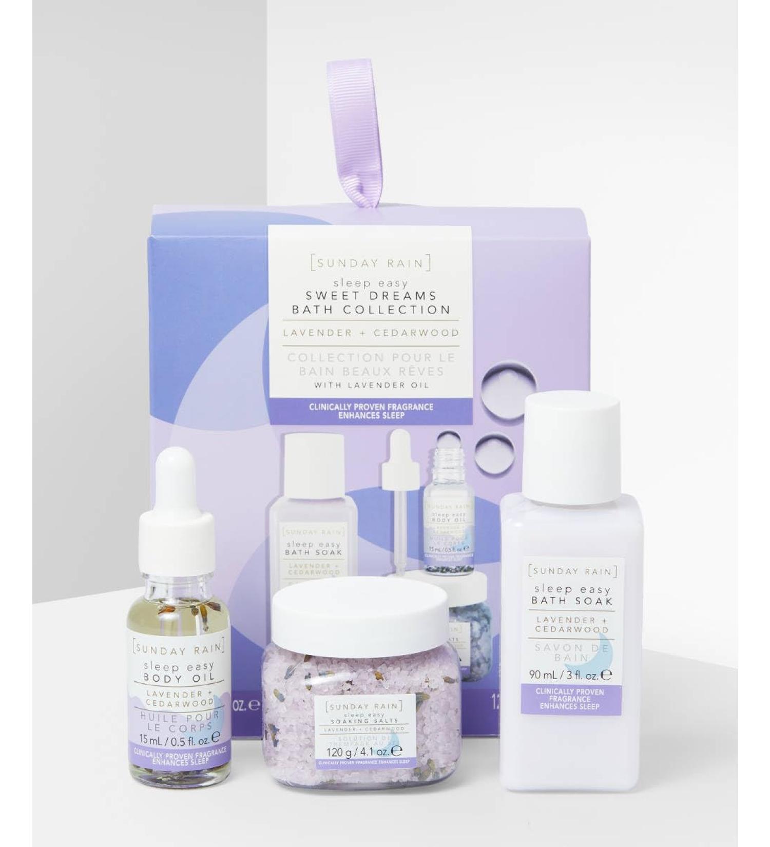 Sunday Rain Sleep Easy Sweet Dreams Lavender Beauty Box Set - Buy Online on SooperMarket.com