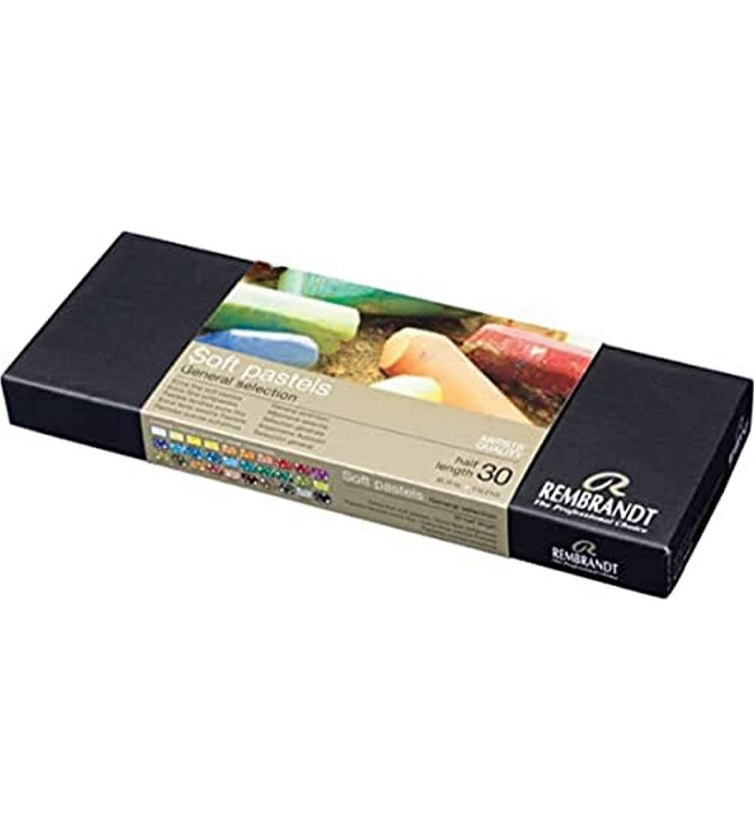 Rembrandt Soft Pastels Basic 30 Half Stick Set - 300C30.5 - Buy Online on SooperMarket.com