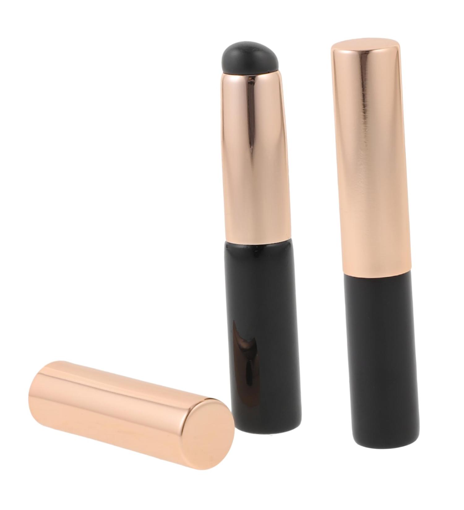 HAPINARY Round Head Silicone Lip Brush Lipstick Brush Lip Cream Brush Silicone Cosmetics Brush Lipstick Applicator Lip Balm Sponge Makeup Brush Eyeshadow Brush Miss Mini Lip Mask Wood - Buy Online on SooperMarket.com