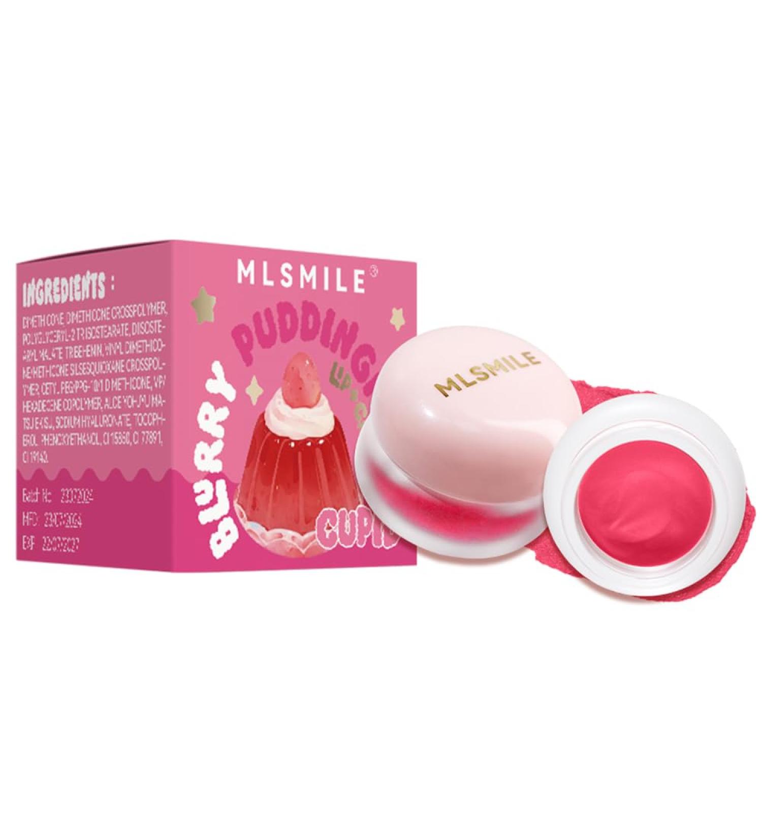 Jelly Lipstick Mud - Moisturizing Matte Velvet Lip Glaze & Cheek Blush with Aloe Vera | High Pigment Long Lasting Lip Makeup (05#Cupid 1 OZ - Buy Online on SooperMarket.com