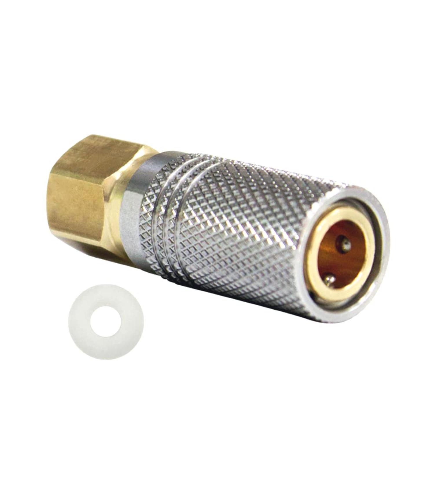 Paintball PCP 1/8" NPT Female Thread Coupler HPA CO2 Air Tank Refill Connector Quick Disconnect Quick Release Adapter Fitting 1/8'' NPT Female - 8mm - Buy Online on SooperMarket.com