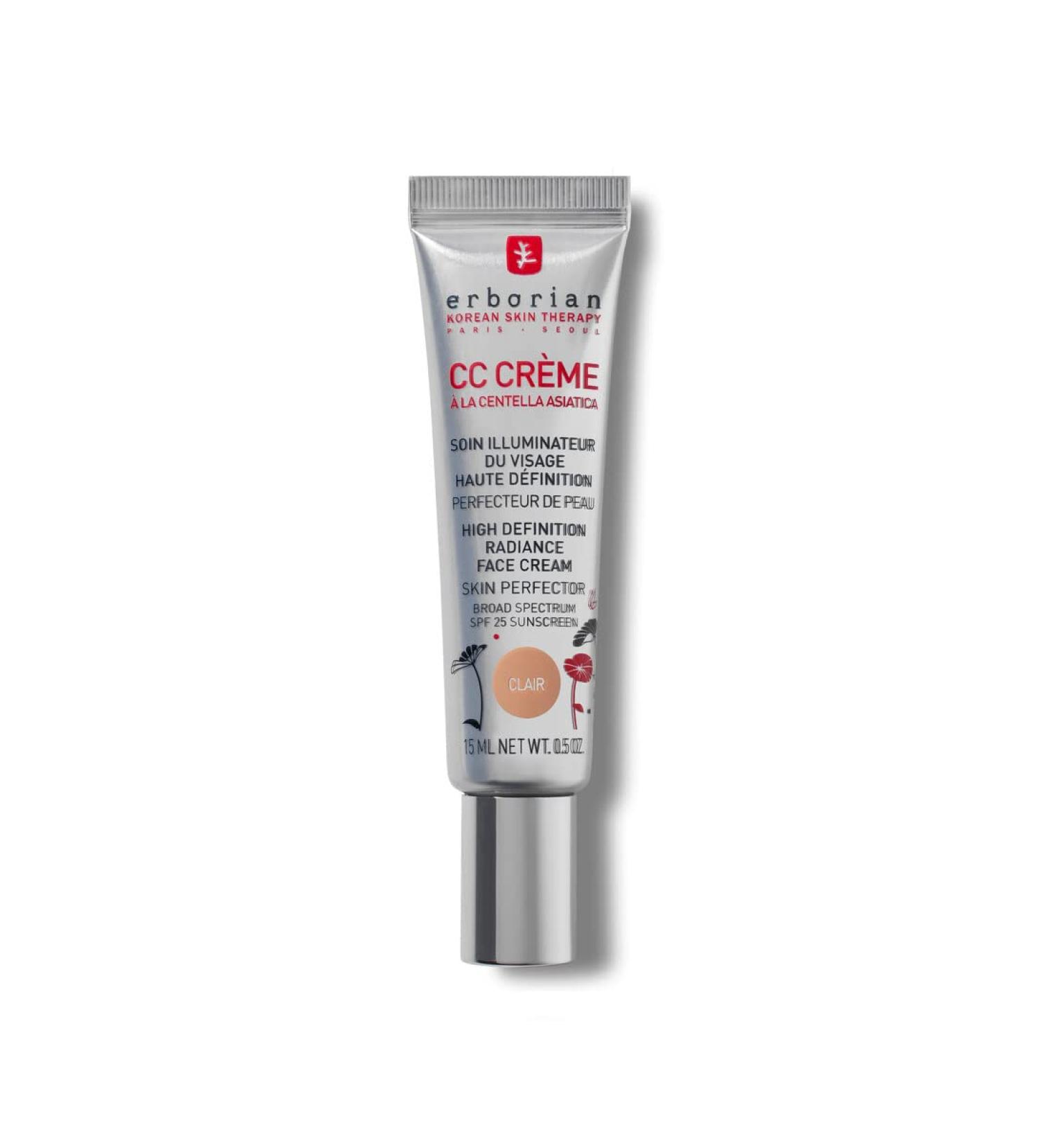 Erborian CC Cream with Centella Asiatica 15ml SPF 25 - Korean Skincare Tinted Moisturiser - Fair Shade - Dor 15 ml Light (Pack of 1) - Buy Online on SooperMarket.com