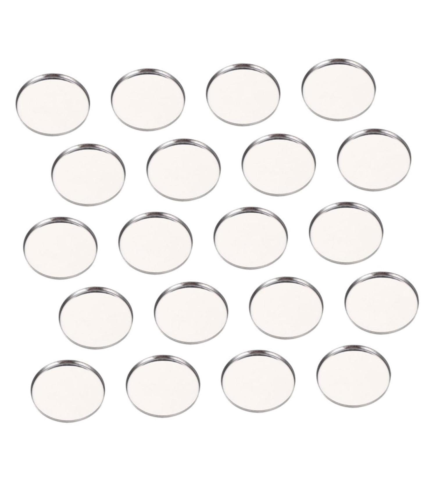 WOFASHPURET Women Supplies 50pcs Eye Shadow Disk Makeup Containers Travel Makeup Tin Empty Eyeshadow Plates Highlighter Miss - Buy Online on SooperMarket.com