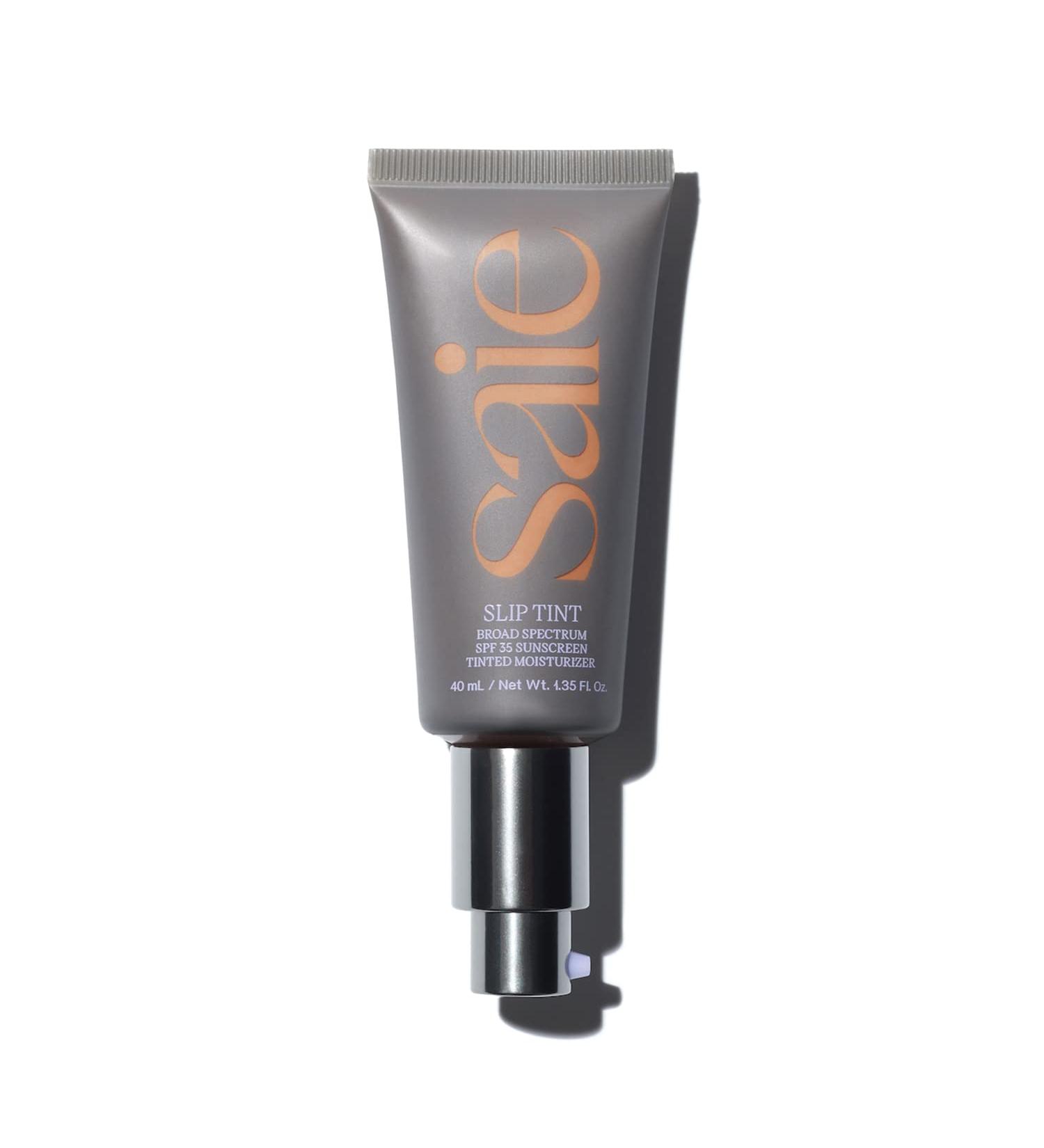 Saie Slip Tint SPF 35 Tinted Moisturizer - Shade Six (1.35 oz) | Light Coverage + Broad Spectrum Zinc Oxide Sunscreen - Buy Online on SooperMarket.com