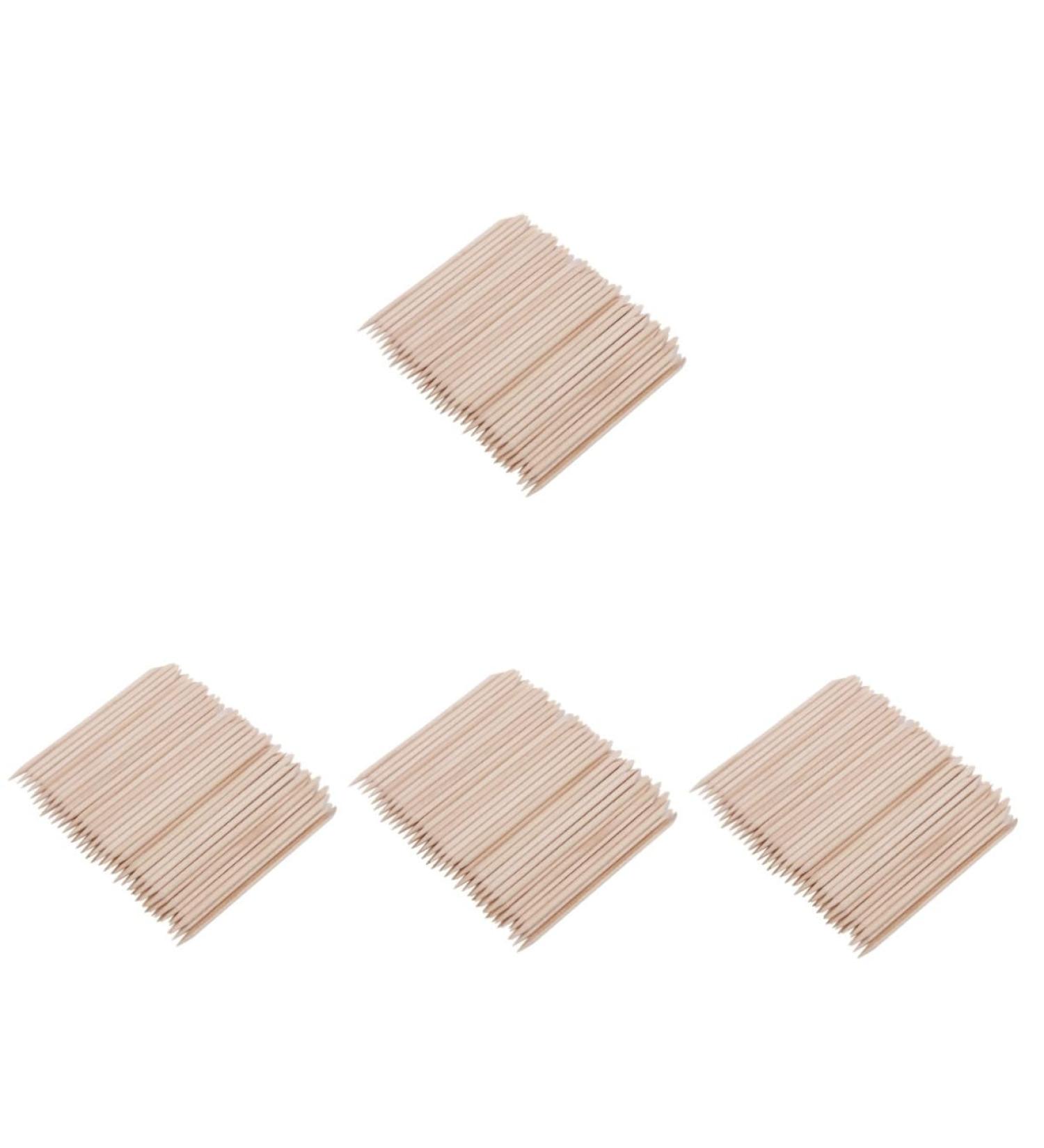 FRCOLOR 400 Pcs Wood Cuticle Pusher Bulk Orange Wood Stick Nails Cuticle Sticks for Nails Cuticles Nails Remover Tool Orangewood Nail Sticks Nail Cleaning Sticks Wooden Bamboo Supplies mediumx4pcs As Shownx4pcs - Buy Online on SooperMarket.com