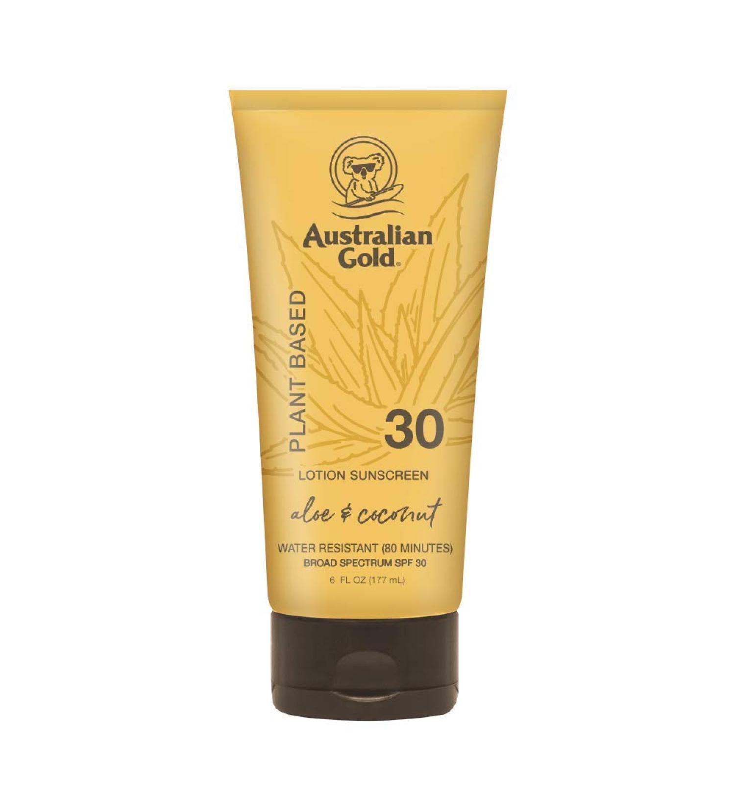 Australian Gold Plant Based SPF 30 Lotion 6 Fl Oz - Natural Sun Protection - Buy Online on SooperMarket.com