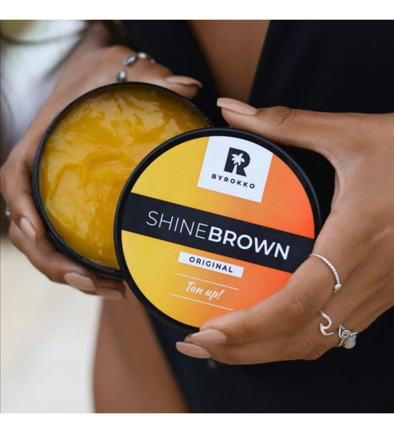 BYROKKO Shine Brown Tanning Cream Original 190 ml | with 100% Natural Carrot Oil that Makes Your Tanning Faster! - Buy Online on SooperMarket.com