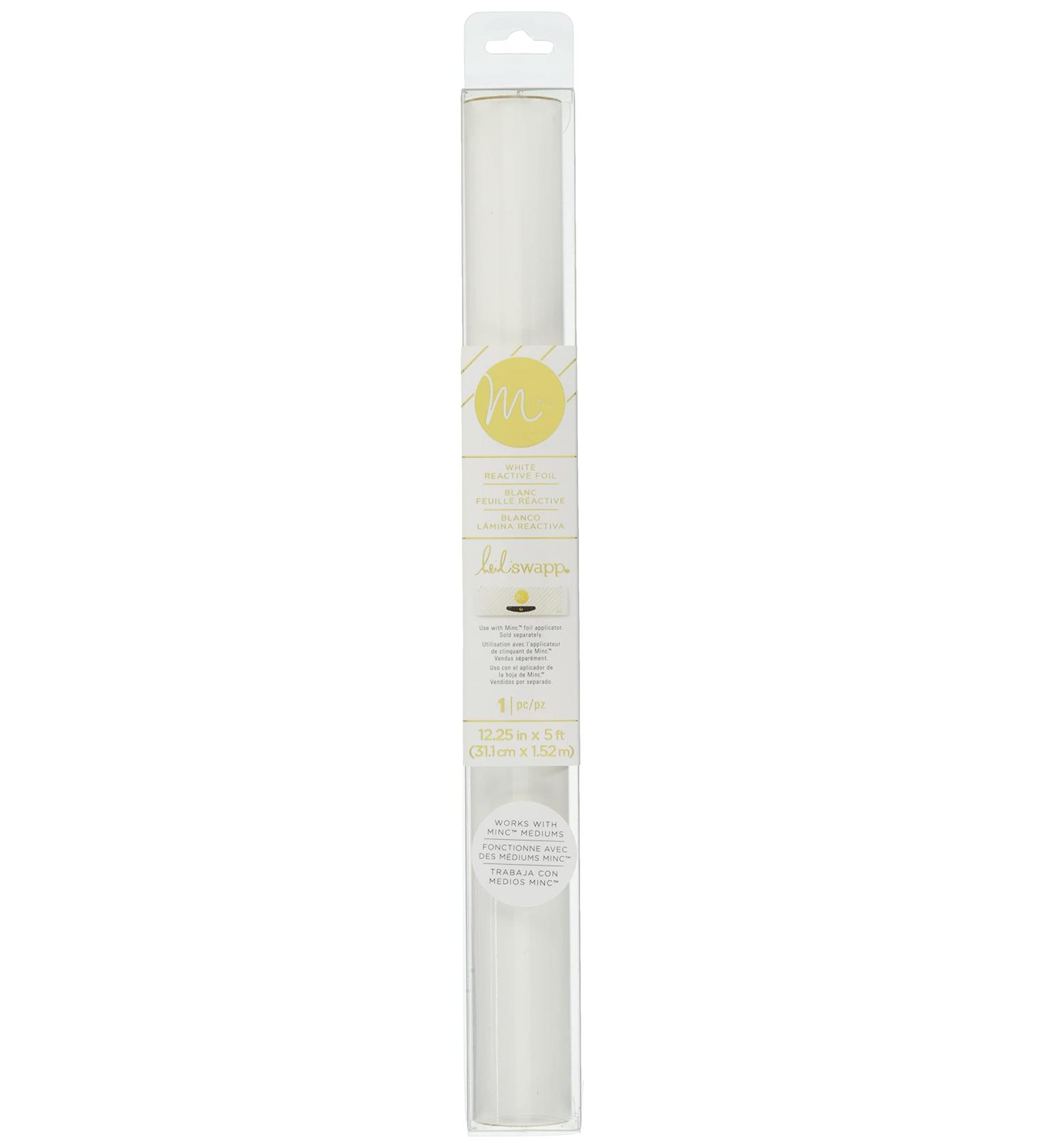 Heidi Swapp MINC Application Machine White Foil Roll - 12 x 60-inch | American Crafts - Buy Online on SooperMarket.com