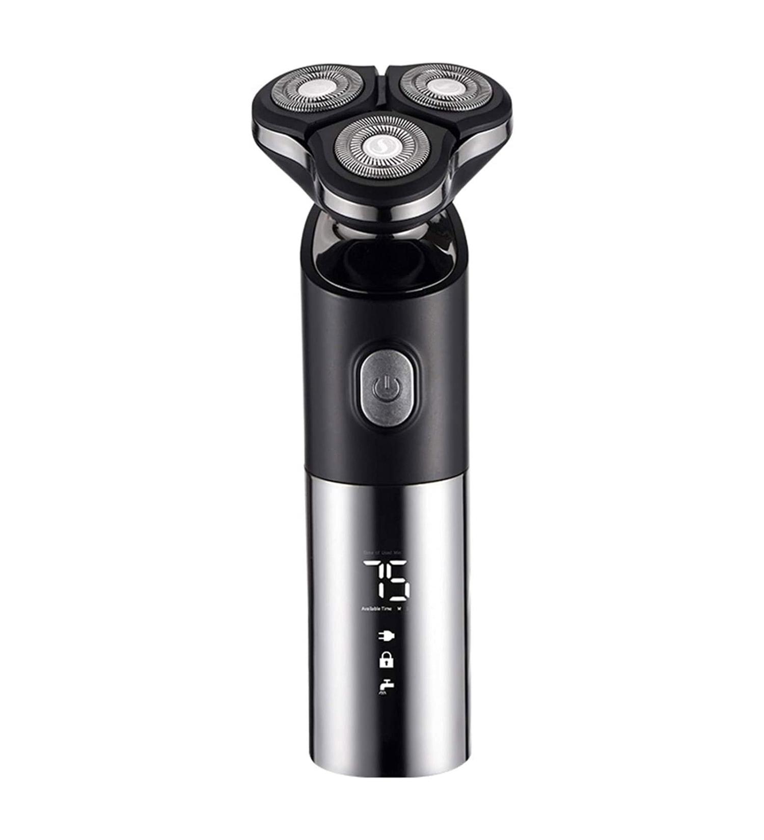 Men s 4-in-1 Electric Shaver & Grooming Kit | Cordless Wet Dry Rotary Shaver | USB Fast Charging & LED Display | International Shipping Available - Buy Online on SooperMarket.com