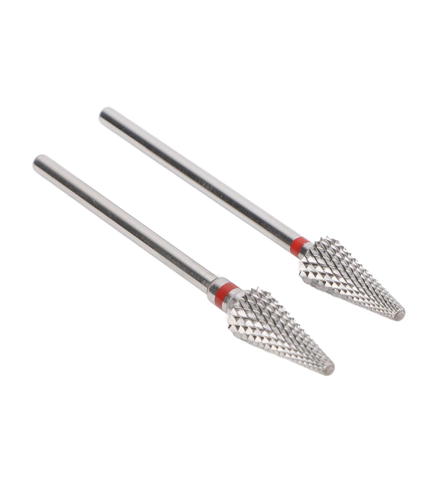 Nail Tapered Drill Bit Professional Fast Removing Tungsten Steel Manicure Drill Bits for Exfoliating Polishing - Buy Online on SooperMarket.com