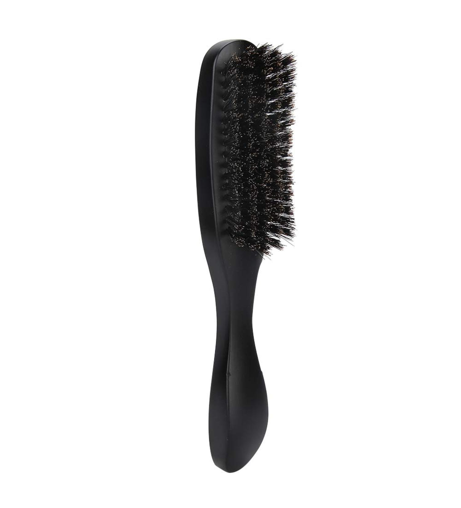 Beard Brush for Men | Soft Bristles & Curved Design | Wooden Mustache & Hair Styling Brush - Buy Online on SooperMarket.com
