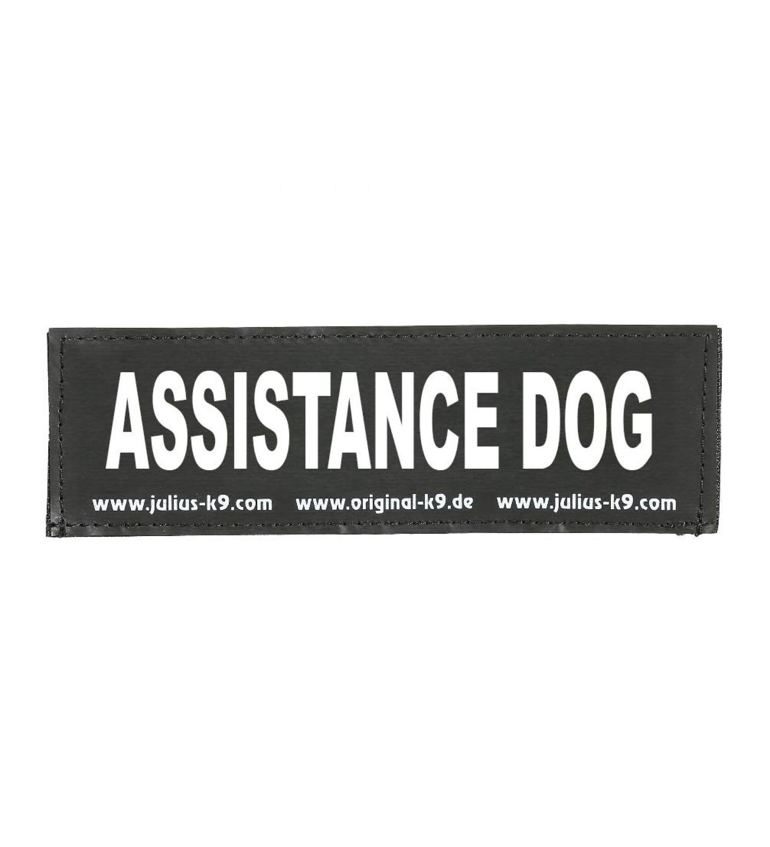 Interchangeable Patches 1 pair ASSISTANCE DOG Size: Large Black - Buy Online on SooperMarket.com