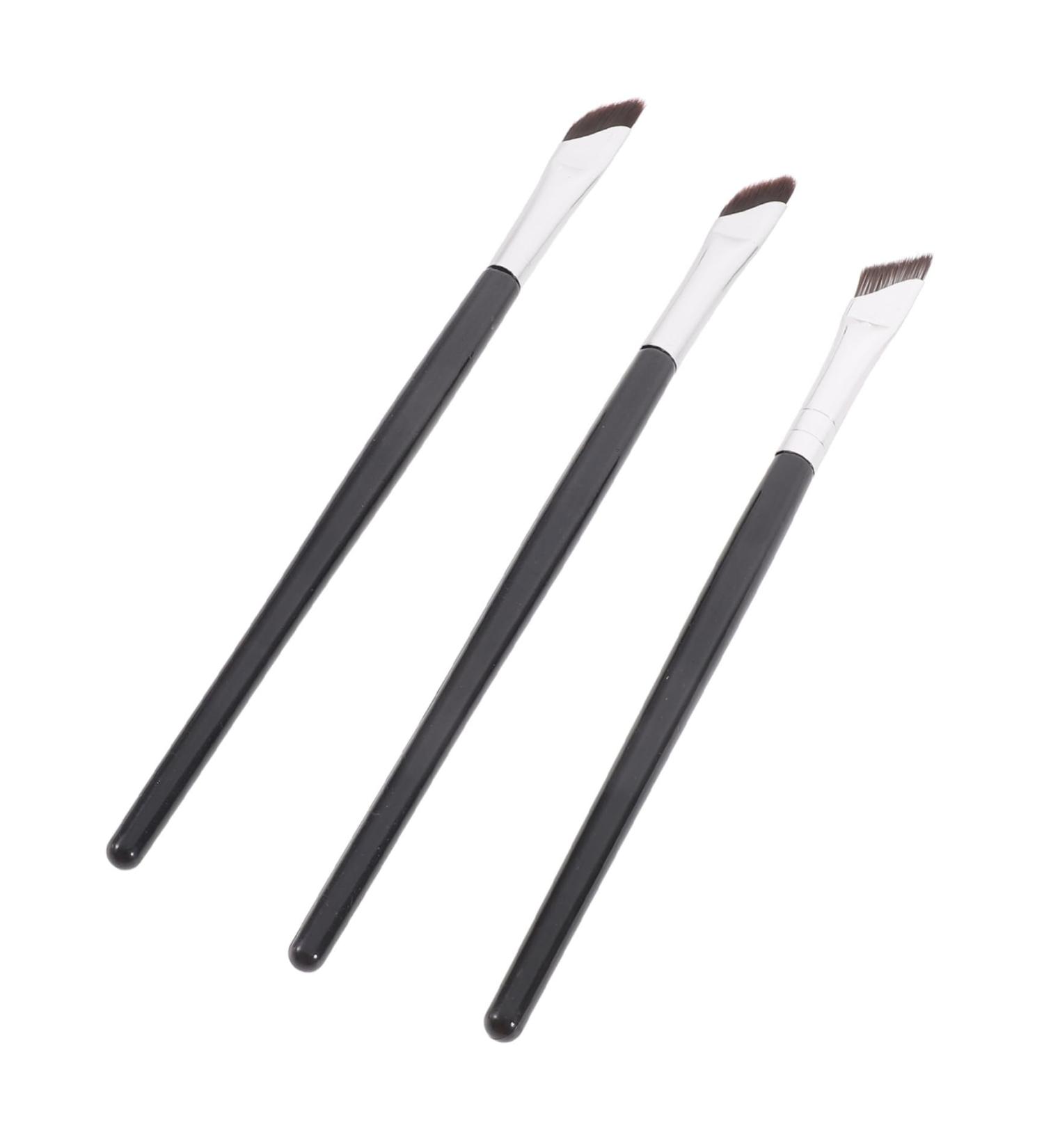 MUSISALY 3pcs Set Angled Concealer Brush Eyeshadow Brush Under Eye Concealer Brush Angled Eyebrow Brush Wood - Buy Online on SooperMarket.com