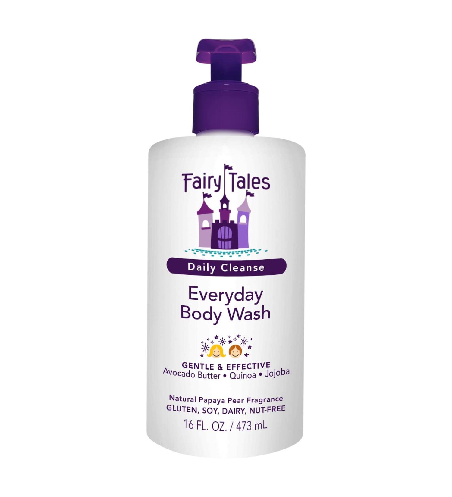 Fairy Tales Daily Cleanse Kids Body Wash - Gentle Bath Soap for Kids & Toddlers, 16oz - Buy Online on SooperMarket.com
