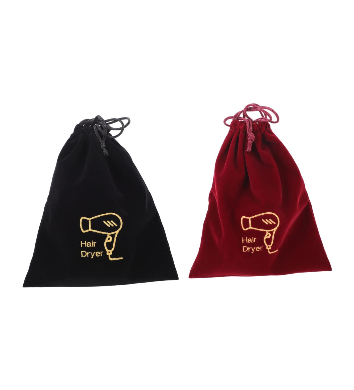 PLAFOPE 2 Pcs Storage Bag Drawstring Toiletry Travel Bag Hair Dryer Storage Pouch Travel Hairdryer Fabric - Buy Online on SooperMarket.com