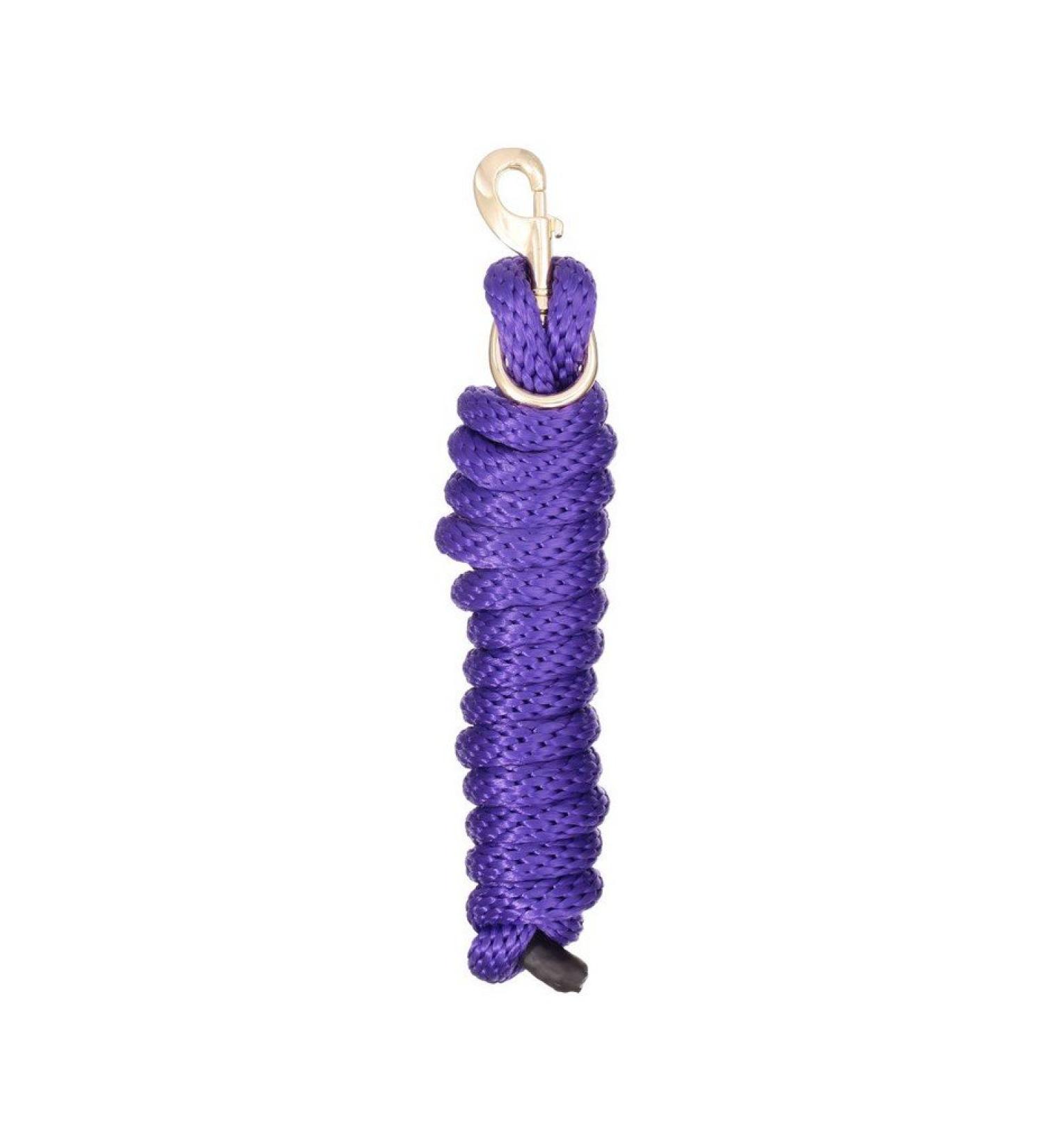 Tough 1 Poly Lead with Replaceable Bolt Snap Purple 8 1/2ft