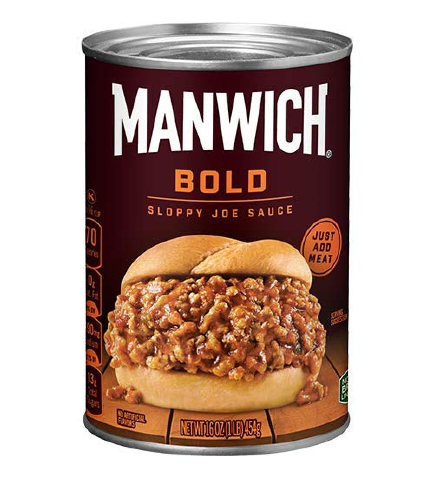 MANWICH Bold Sloppy Joe Sauce 16oz 3 Pack - Delicious Flavor for Easy Meals - Buy Online on SooperMarket.com
