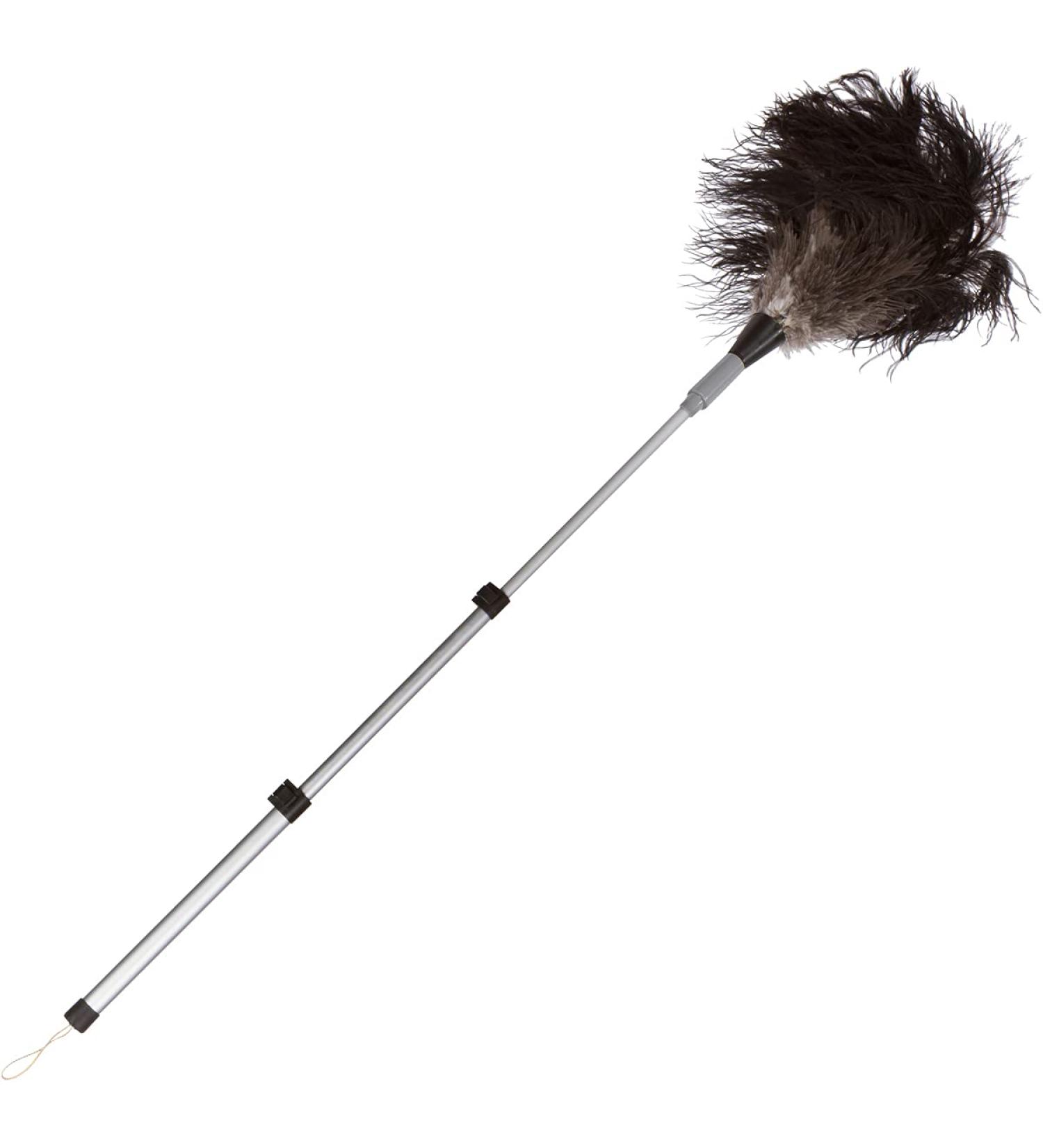 Ostrich Feather Duster with Extendable Pole - Up to 42 Inches - Buy Online on SooperMarket.com