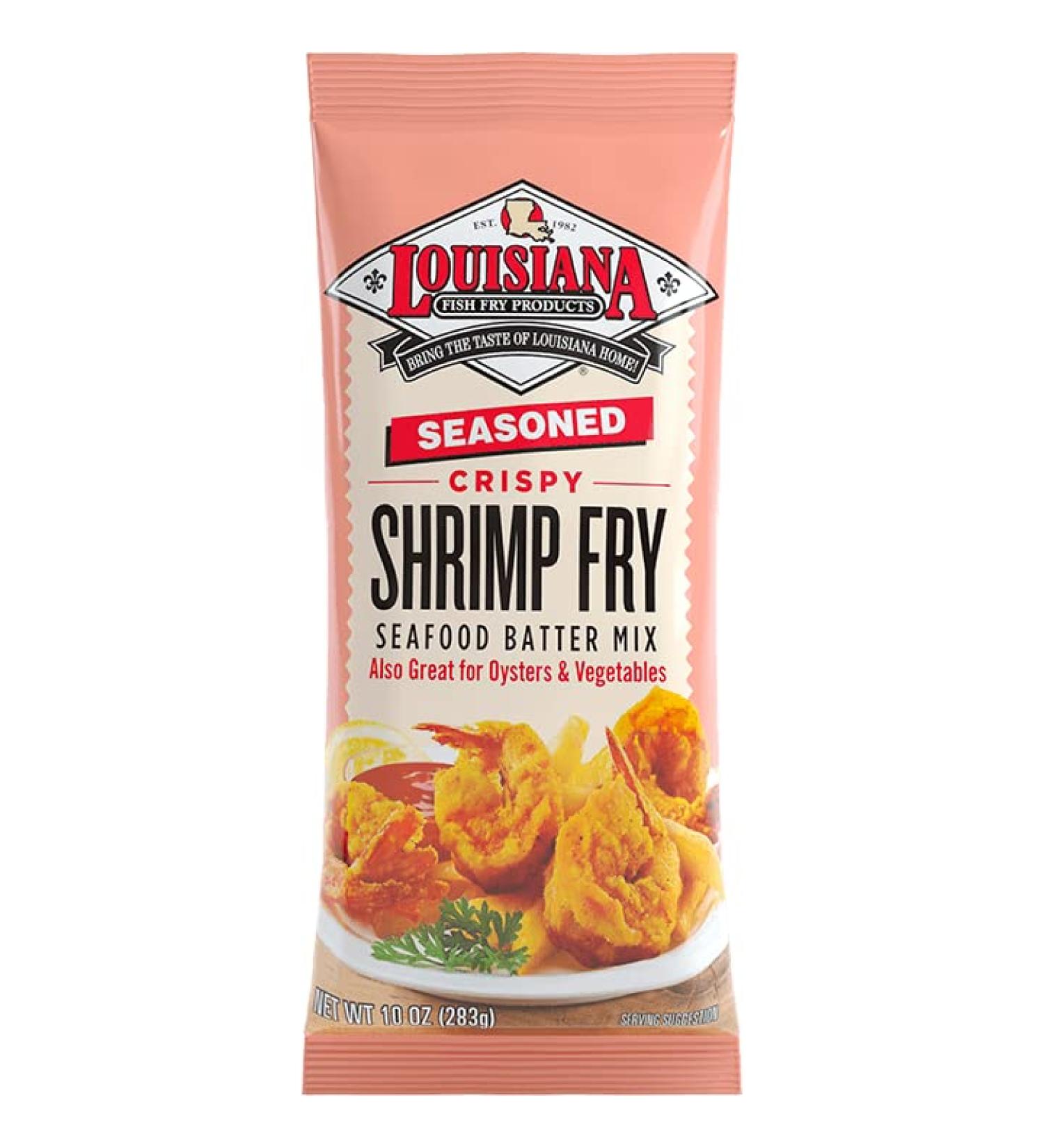 Louisiana Mix Shrimp Fry - 10 oz (Single Pack) | Authentic Cajun Seasoning - Buy Online on SooperMarket.com