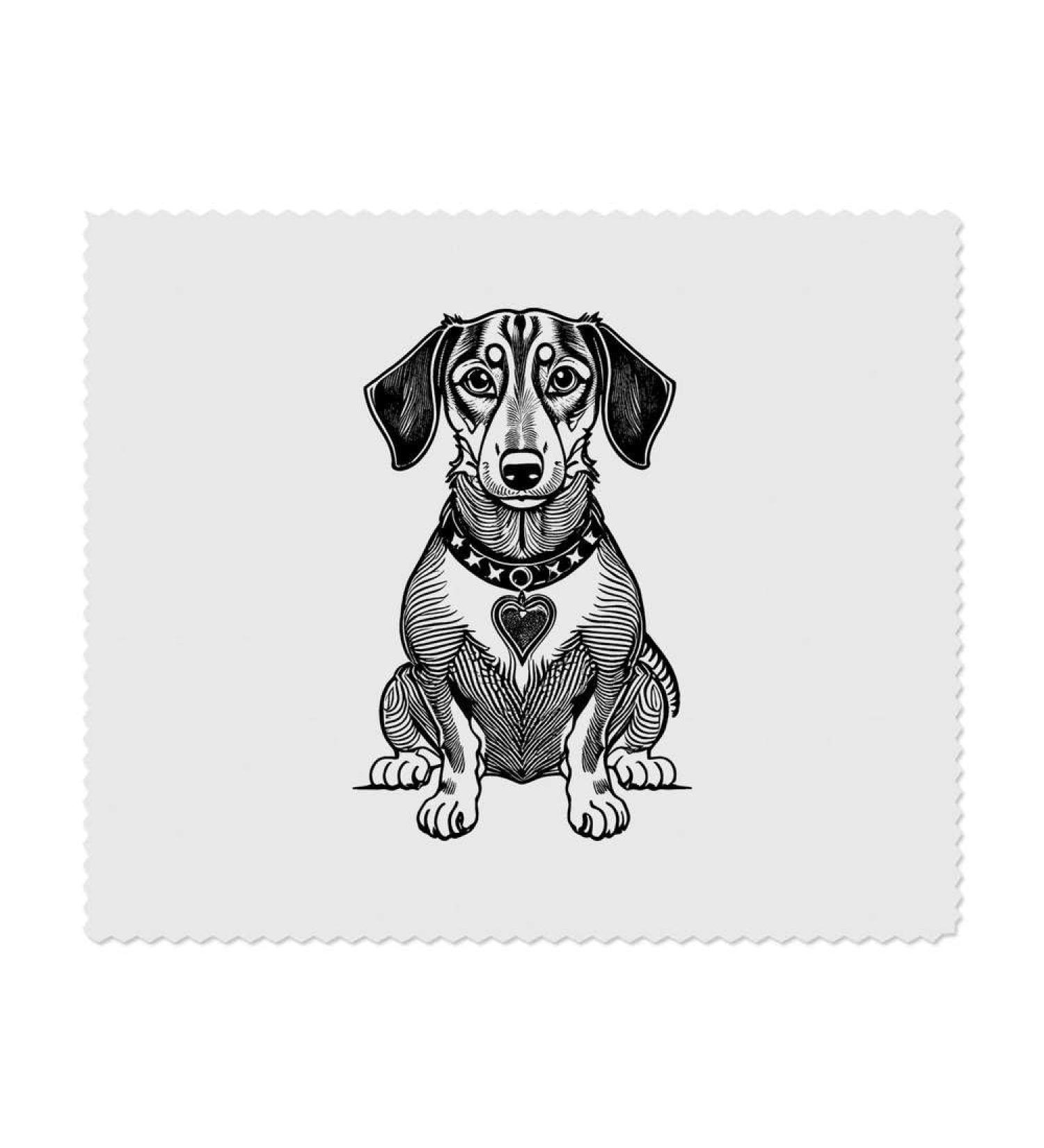 Buy 2 x Dachshund Dog Microfiber Cleaning Cloths - Ultra-Absorbent Lint-Free | Perfect for Pet Lovers - International Shipping Available - Buy Online on SooperMarket.com