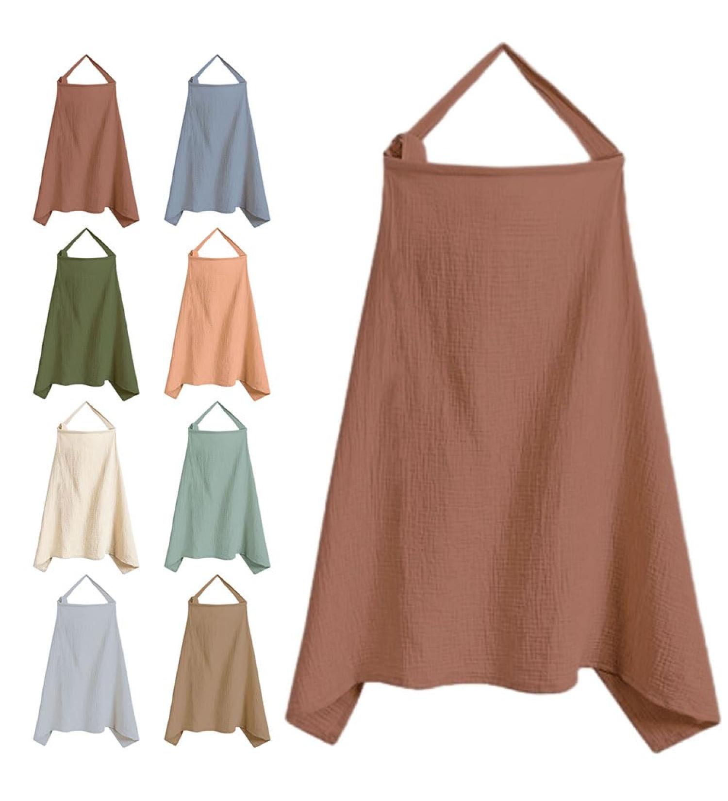 Still towel Musselin still reference for babies 2024 breastfeeding towel for on the go silent scarf for on the go Nursing cover breastfeeding breast feeding cover hill scarf for baby mother (C)