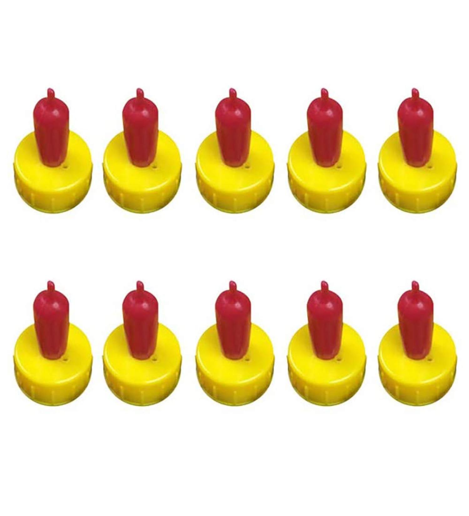 POFET 10pcs Dog Cat Pet Drink Bottle Nipple Teat Lamb/Pup Orphan Soft Red Ewe Goat - Buy Online on SooperMarket.com