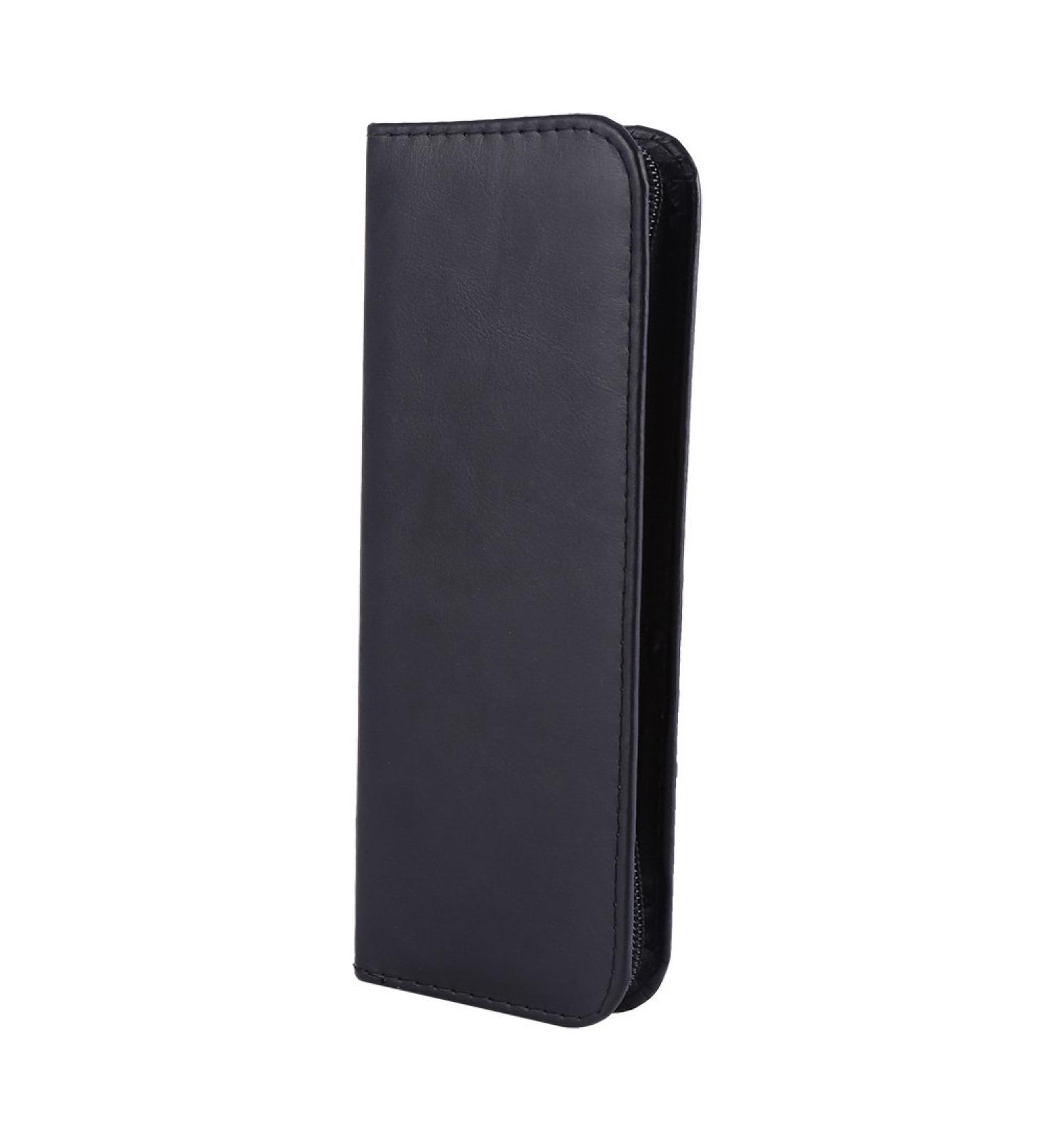 Professional Pu Leather Zipper 2 Scissors Pouch Box Hairdressing Scissors Tool Bag Thinning Shears Kit Premium Shears for Hair Cutting - Buy Online on SooperMarket.com