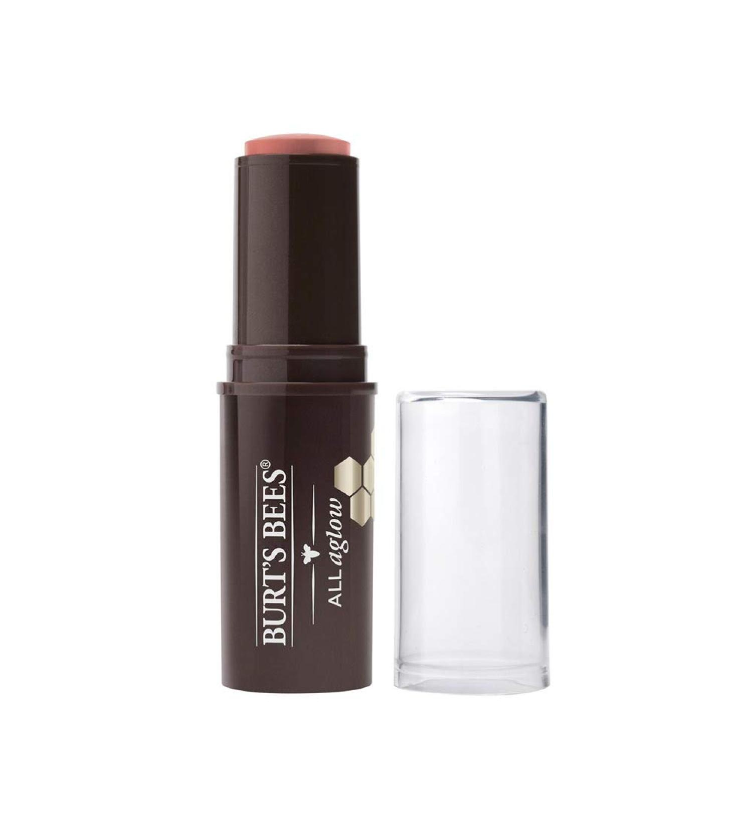 Burt's Bees Peach Pond All Aglow Lip & Cheek Stick 0.32 OZ - Natural Peachy Glow for Lips and Cheeks - Buy Online on SooperMarket.com