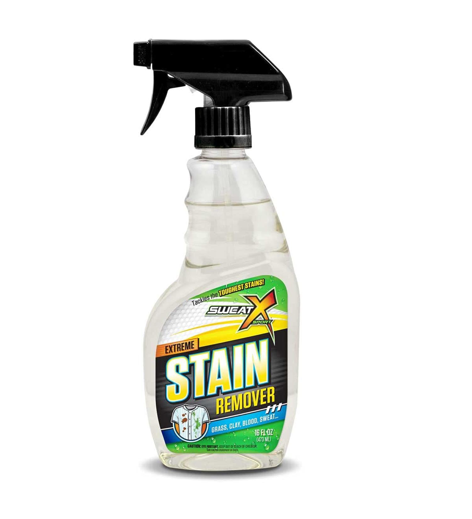 Sweat X Sport Extreme Stain Remover - Nontoxic Multi-Purpose Spray for All Fabrics - 16oz - Buy Online on SooperMarket.com