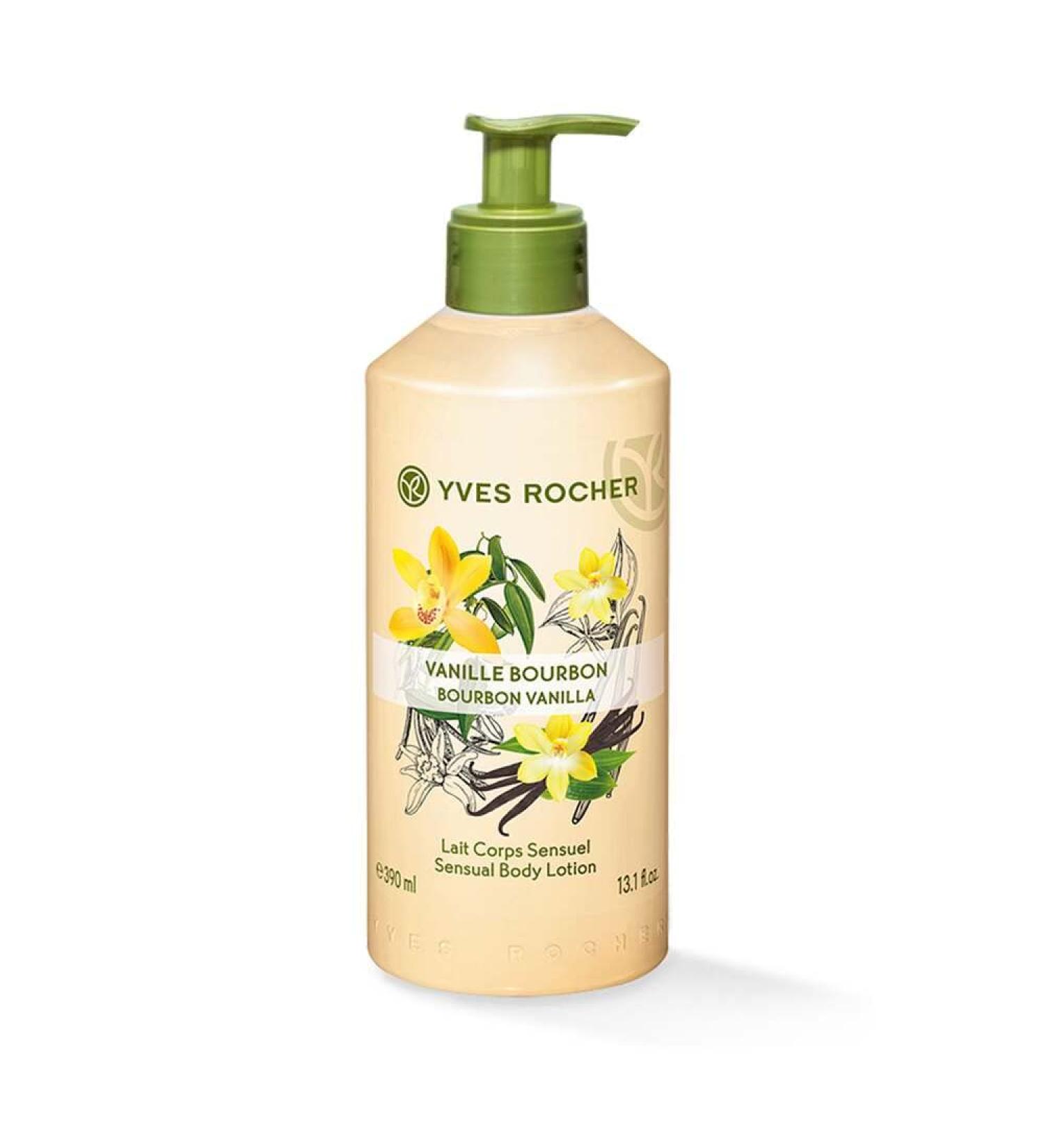 Yves Rocher Les Plaisir's nature body milk bourbon vanilla pure enjoyment!A moisturizing body milk that smells seductively.1 x pump flacon 390ml aloe vera 390 ml (1 Pack)