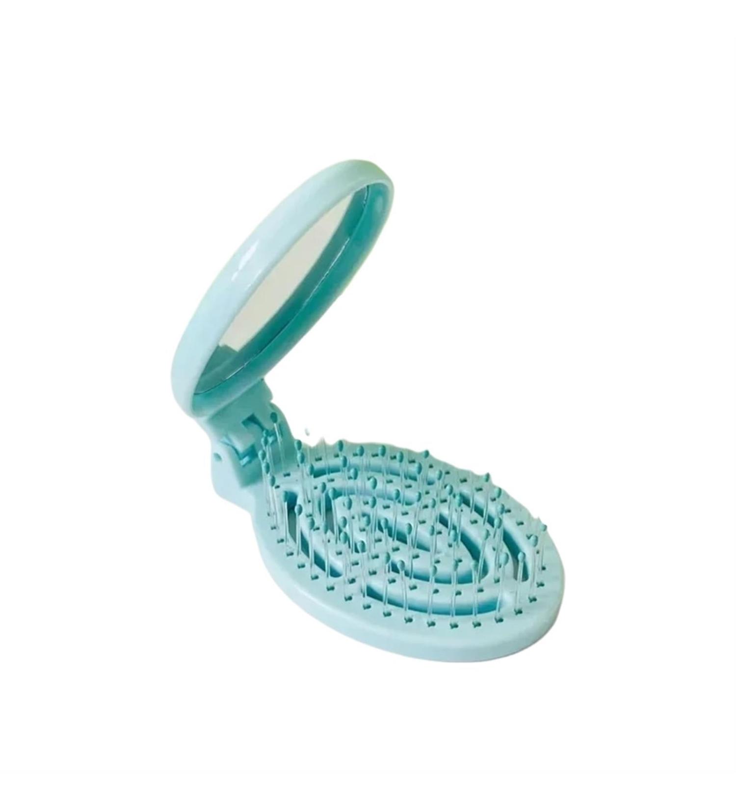 2PCS Hair Comb With Mirror Portable Massage Smooth Comb 2 In 1 Folding Portable Hollow Comb Styling Accessories (Color : C2) - Buy Online on SooperMarket.com